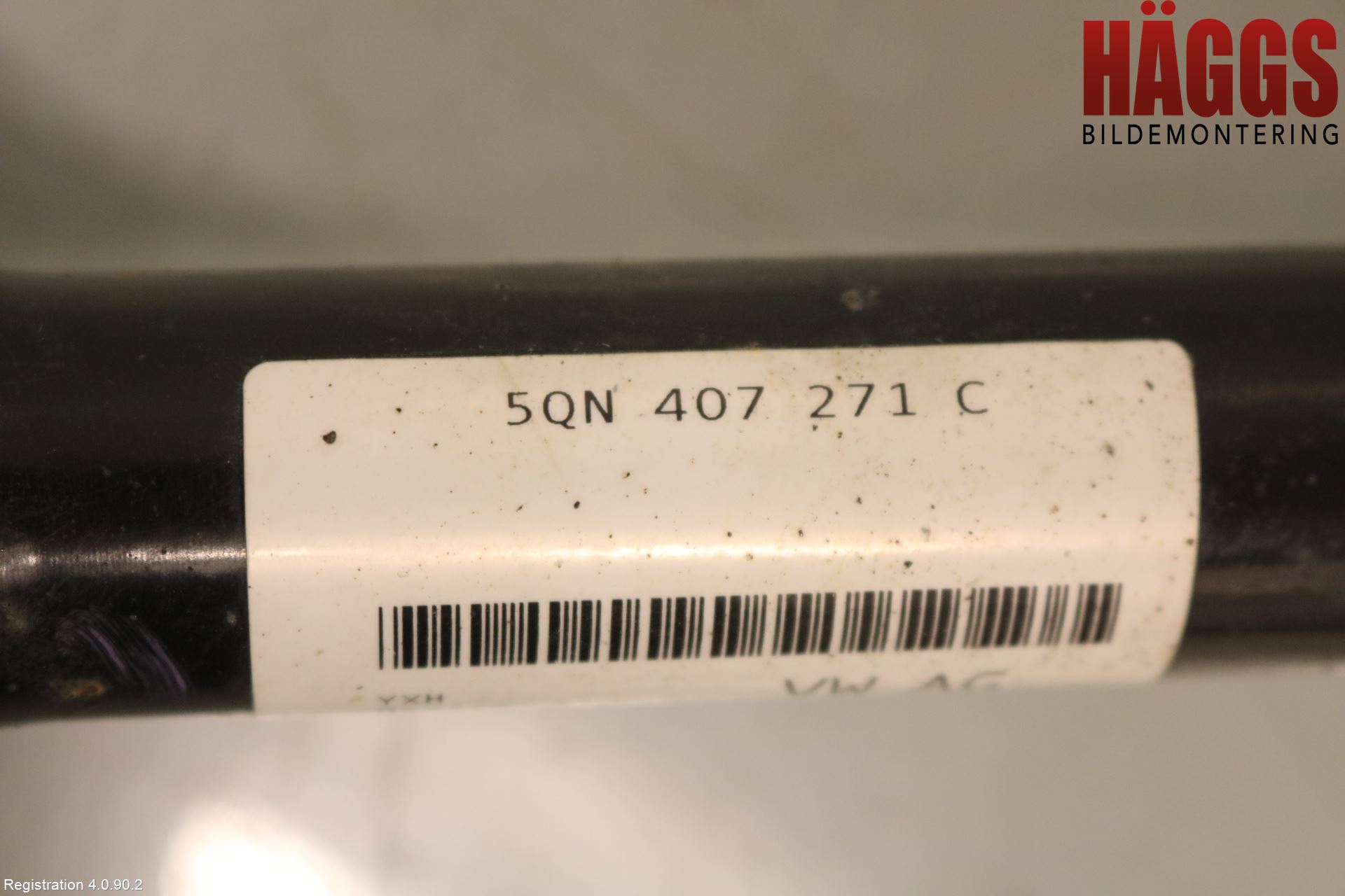 Volkswagen VW TIGUAN 16-24 Drivaxel Fram Vänster