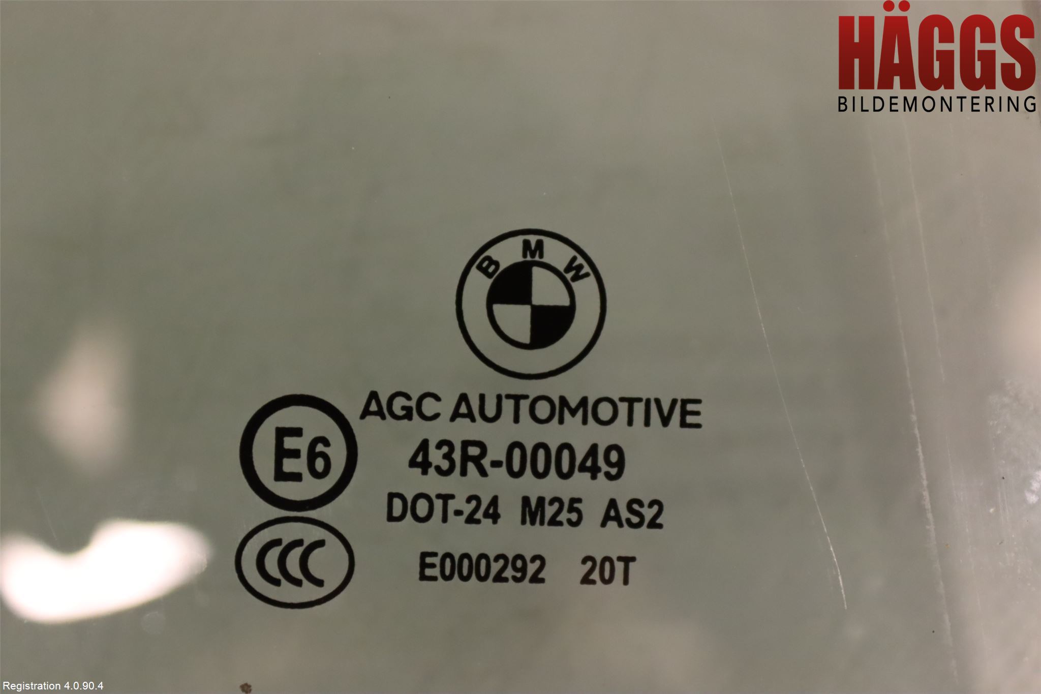 BMW 5 F10/F11/F18 09-17 Dörruta Bak Höger