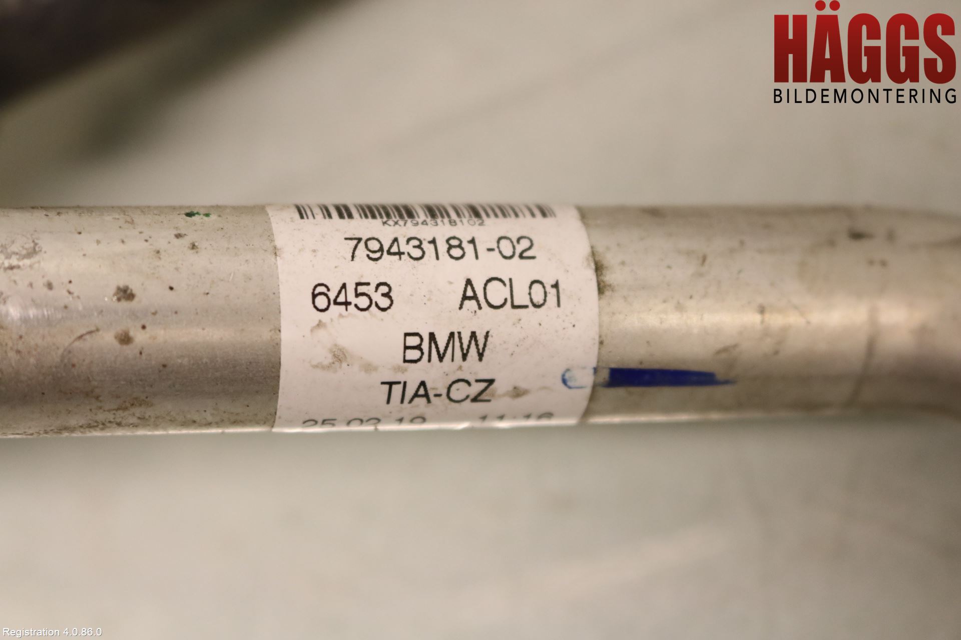 BMW 5 G30/G31/F90 17-23 Ac Slang-Rör