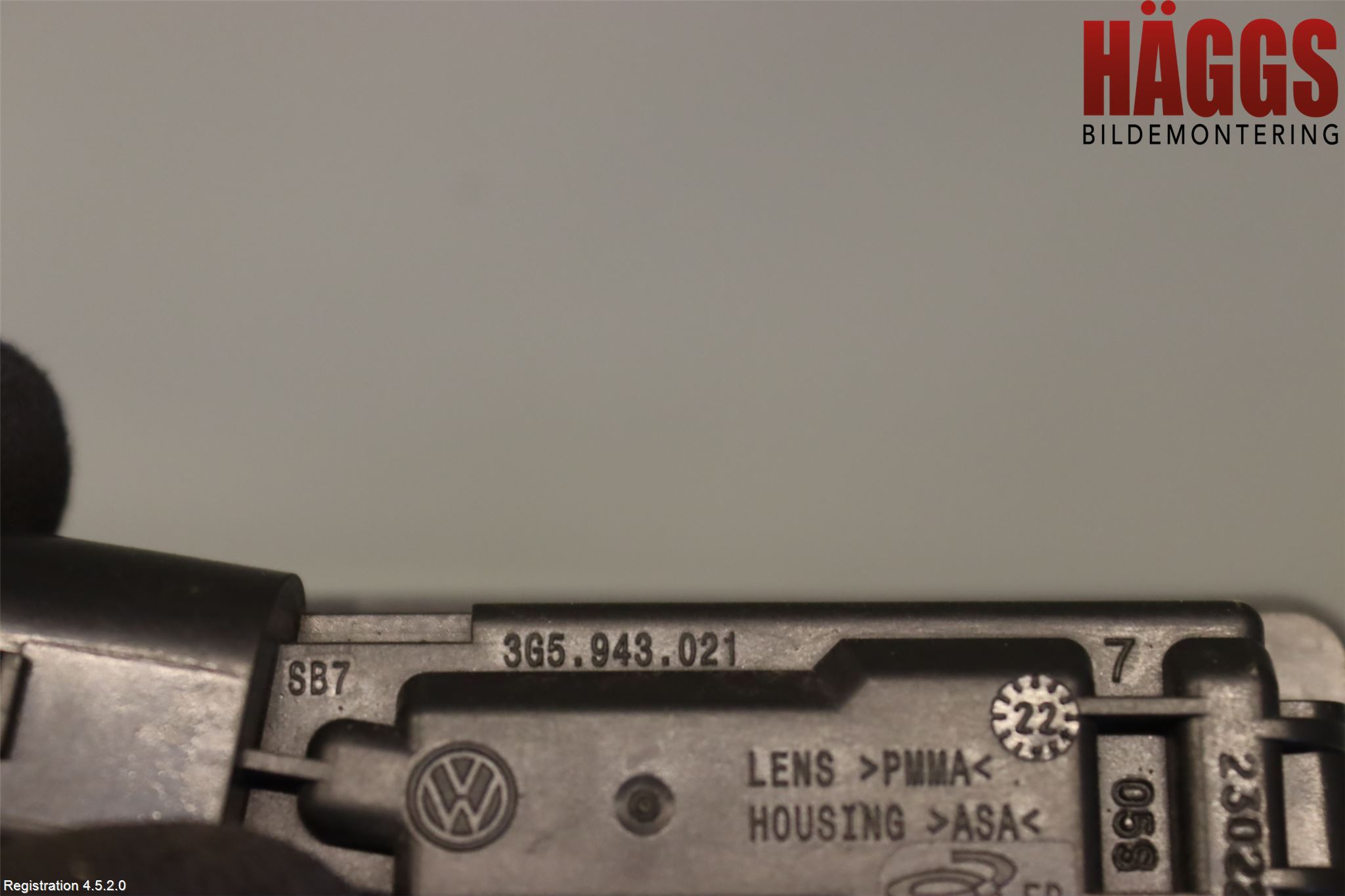 Volkswagen VW ID.3 21- Skylt Belysning