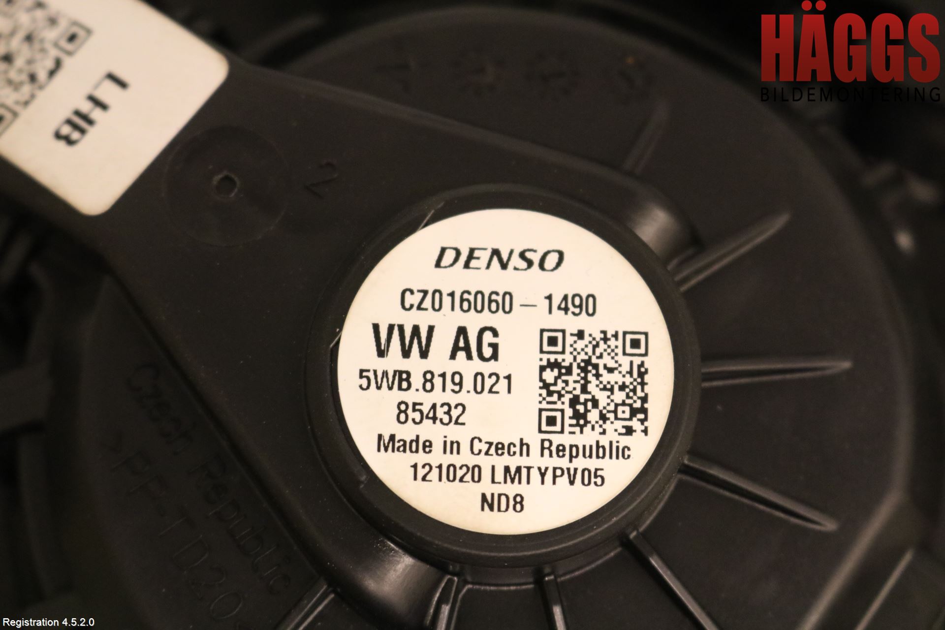 Volkswagen VW ARTEON 17- Ac Värmefläkt