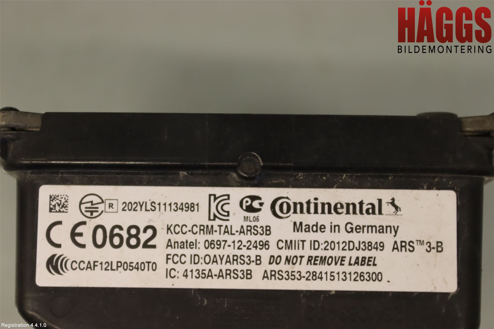 BMW 5 F10/F11/F18 09-17 Sensor Aktivt Kollisionsskydd