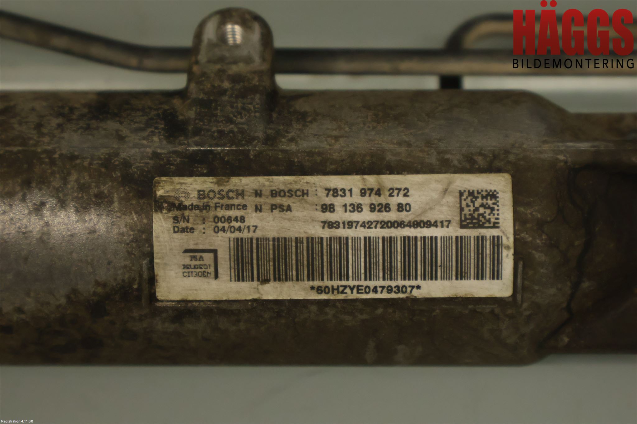 Peugeot EXPERT/E-EXPERT 17- Styrväxel Servo -Snäcka