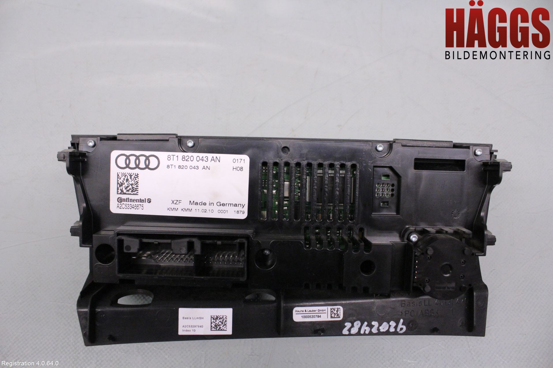 Audi A4/S4 08-11 Ac Styrenhet Ac Manöveren