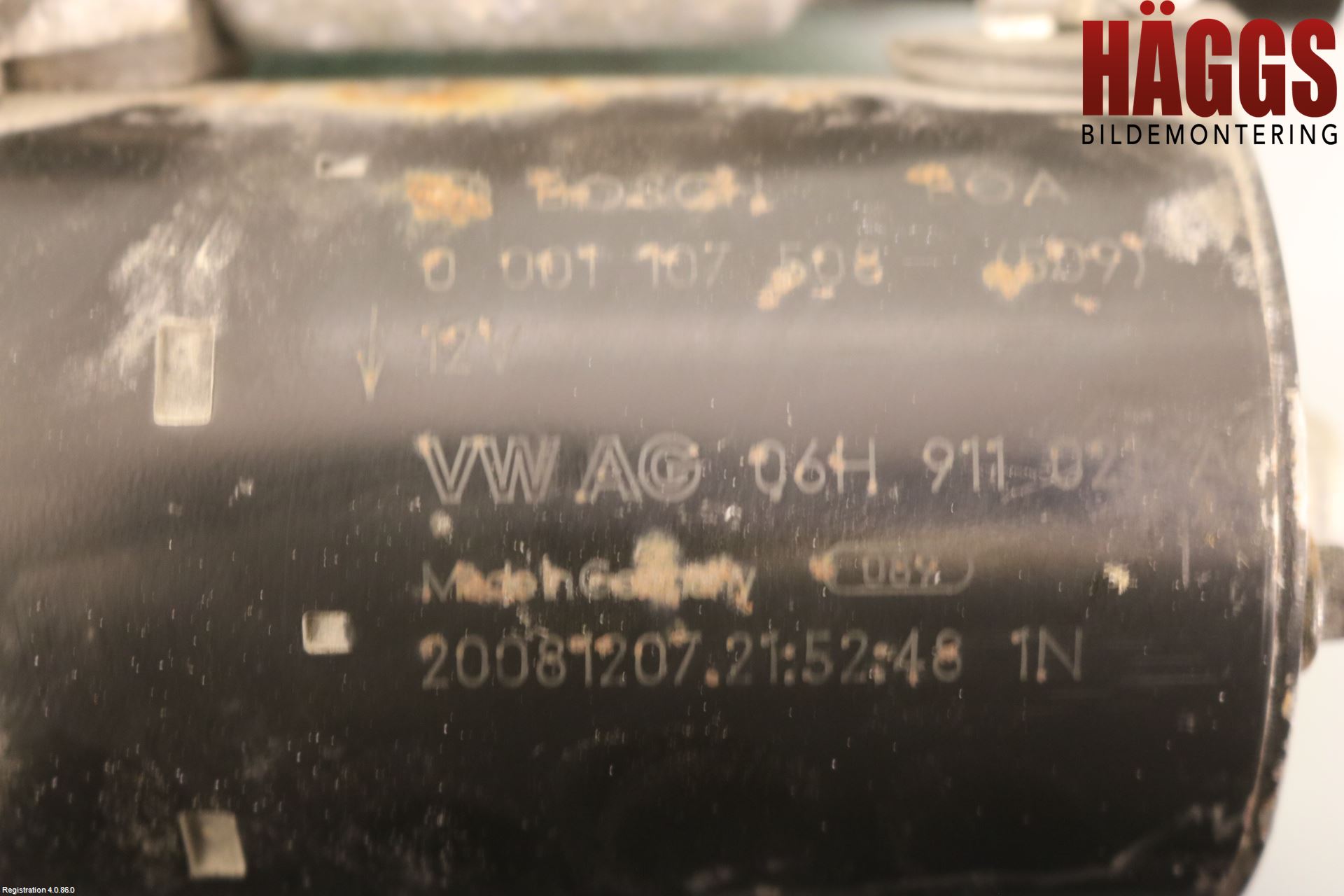 Audi A4/S4 08-11 Startmotor