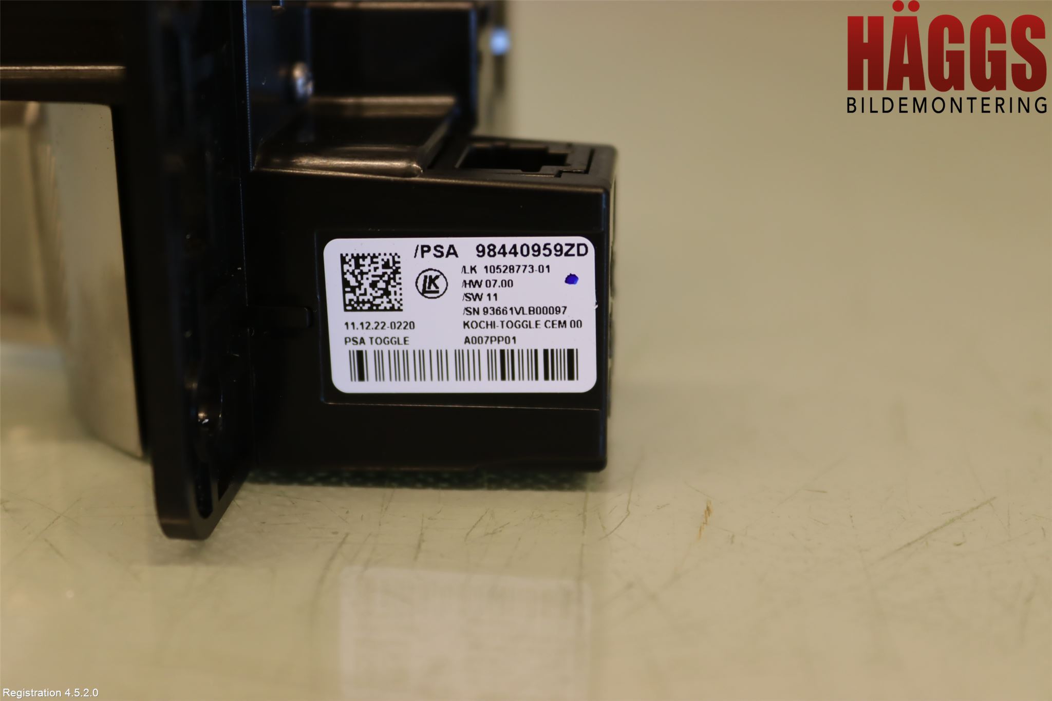 Peugeot 408 22- Växelspak