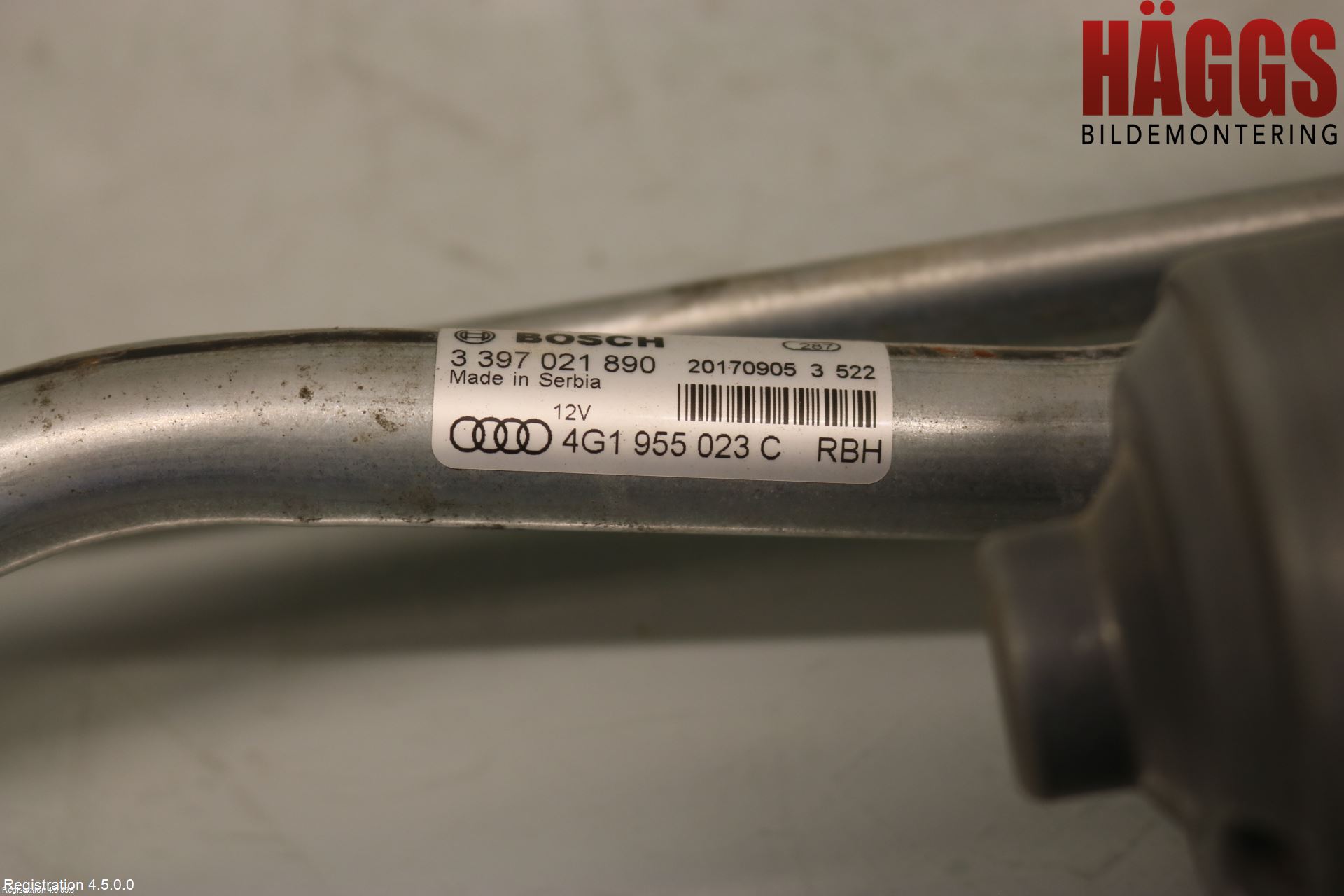 Audi A6/S6 4G 11-18 Torkarmotor Vindruta