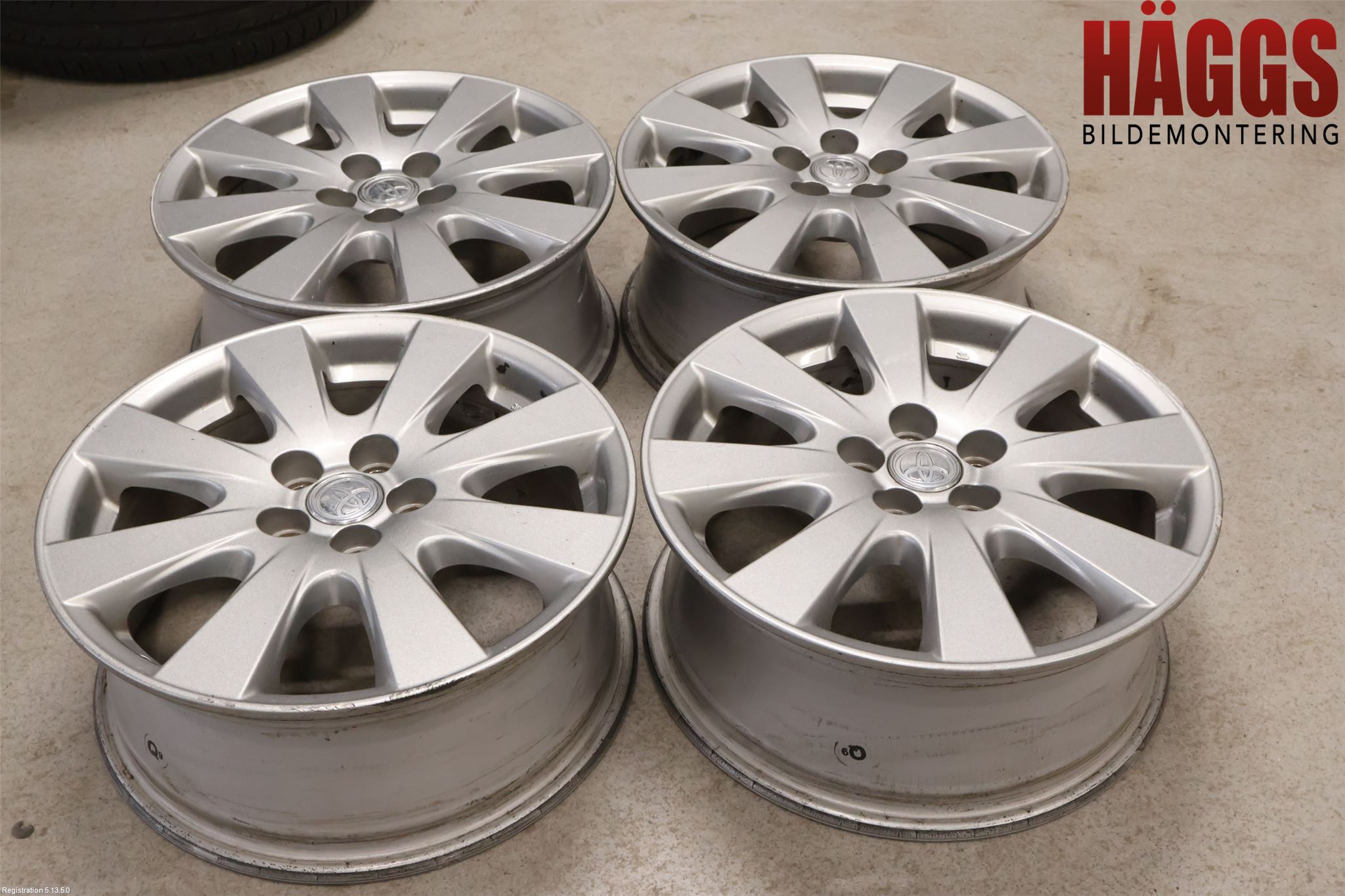 Toyota AVENSIS 07-08 Fälgsats Aluminium