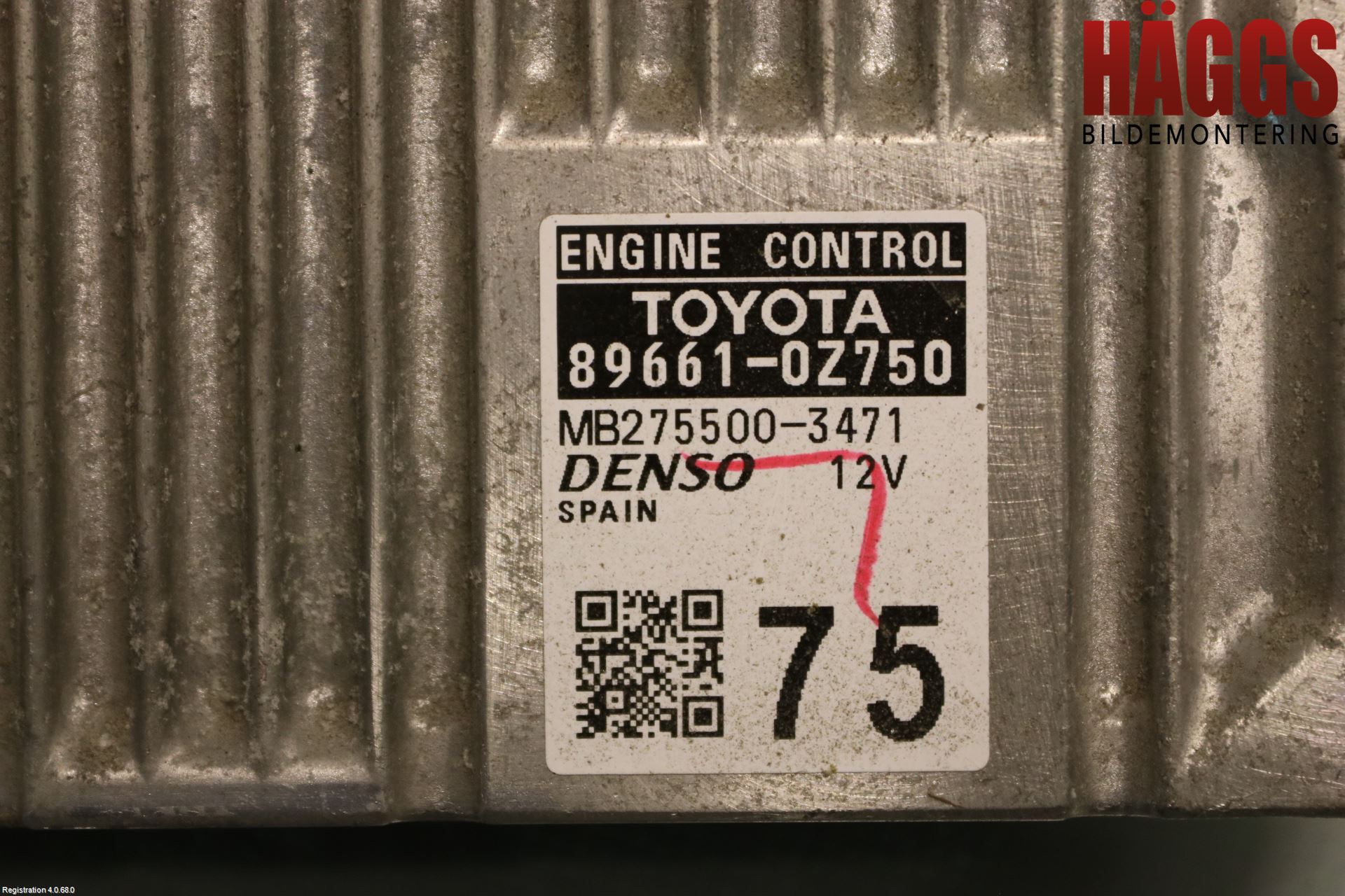 Toyota AURIS 13-19 Styrenhet Insprut Bensin