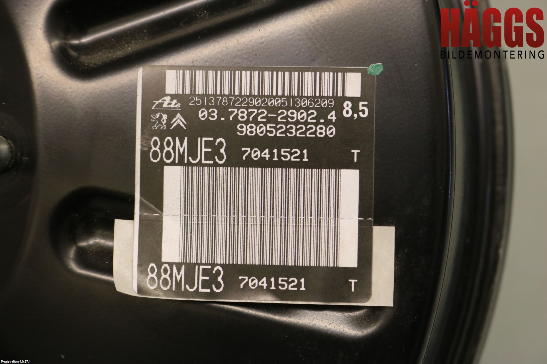 Peugeot EXPERT/E-EXPERT 17- Bromsservo