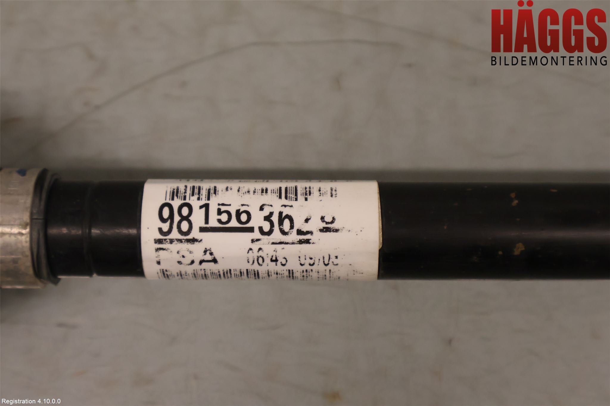 Peugeot PARTNER/E-PARTNER 19- Drivaxel Fram Höger