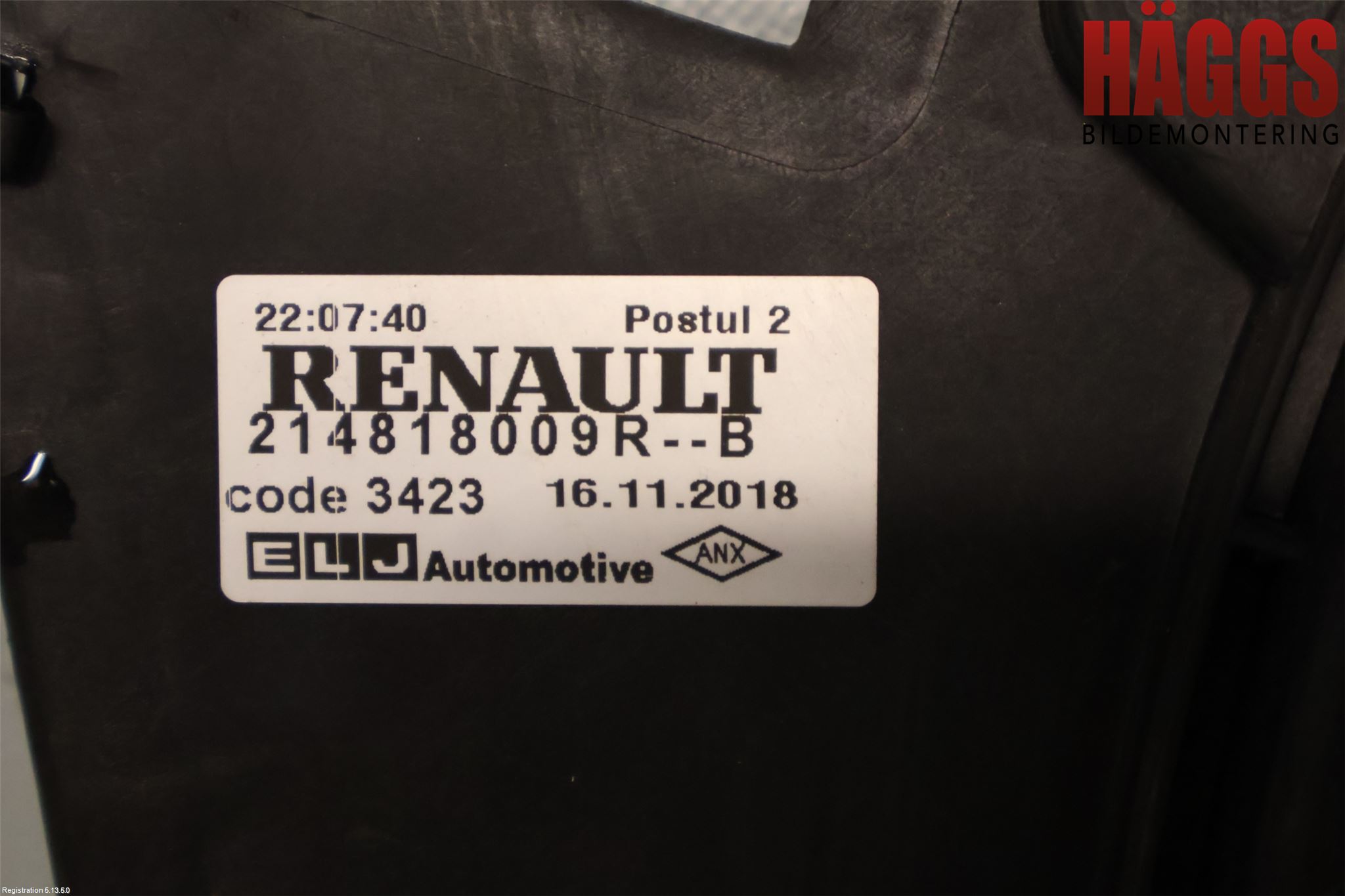 Renault CAPTUR 13-19 Kylfläkt El
