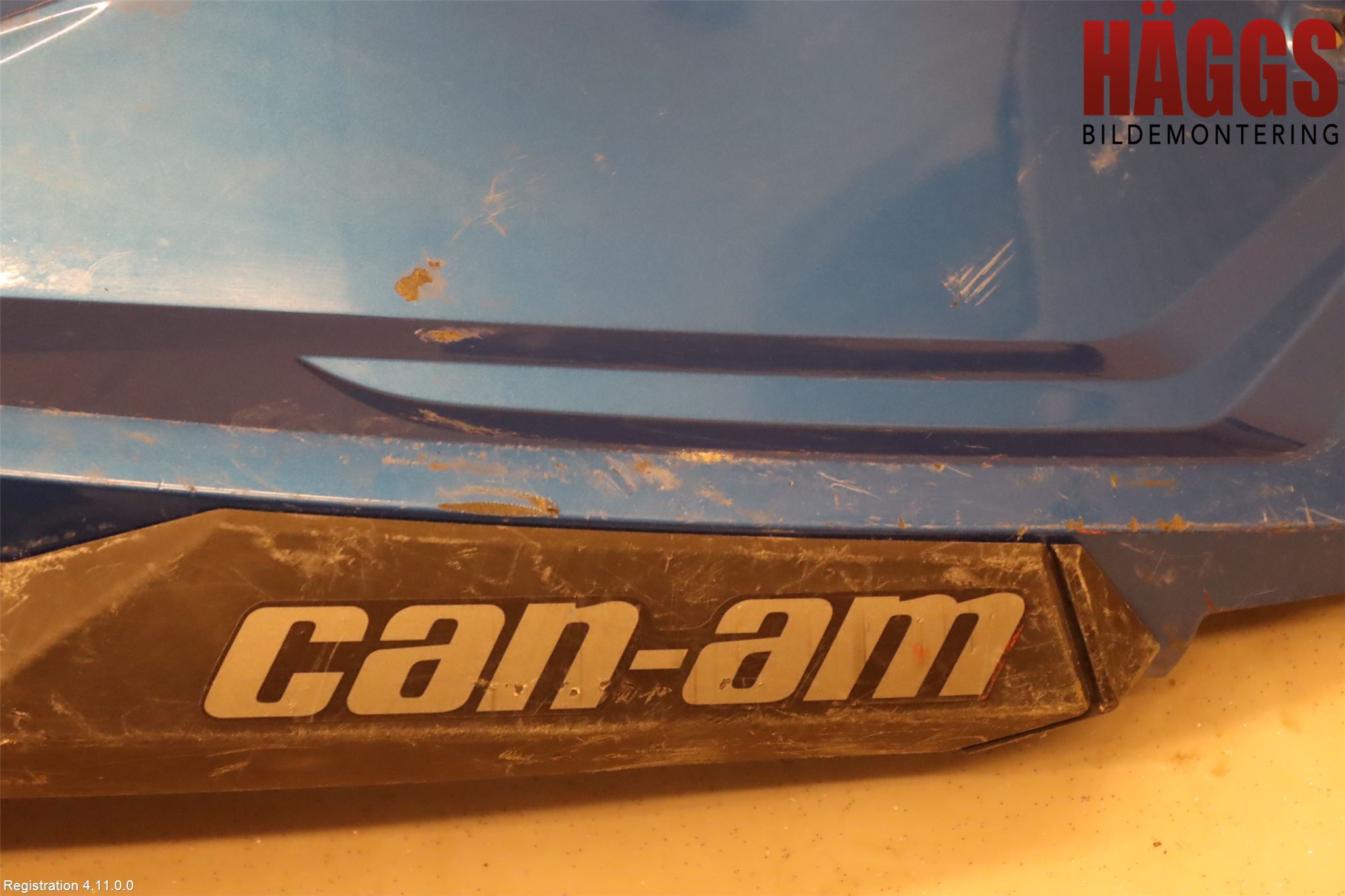 MC och moped ATV BRP/CAN AM Skärm Bak Vänster