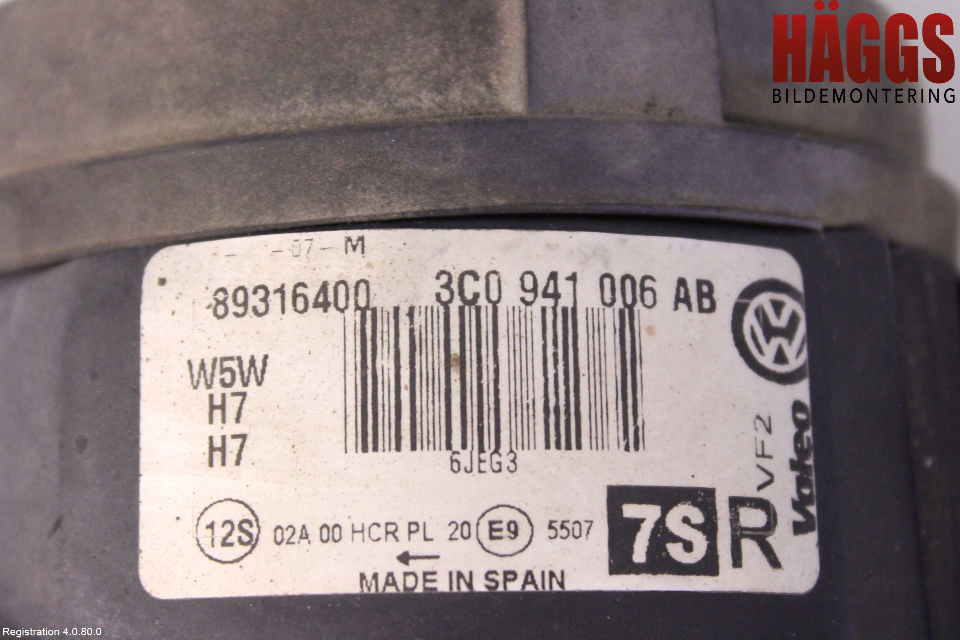 Volkswagen VW PASSAT 05-11 Strålkastare Höger