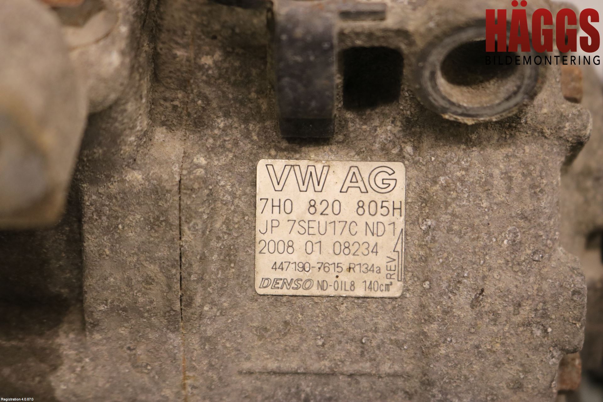 Volkswagen VW TRANSP/CARAVELLE (T5) 04-15 Ac Kompressor