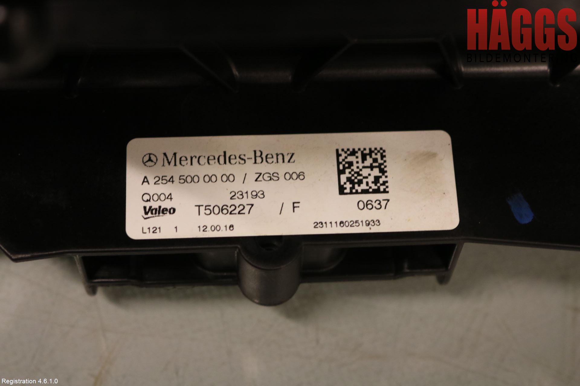 Mercedes-Benz MB GLC-KLASS (X254) 22- Deflektor Plåt-Plast Kylning
