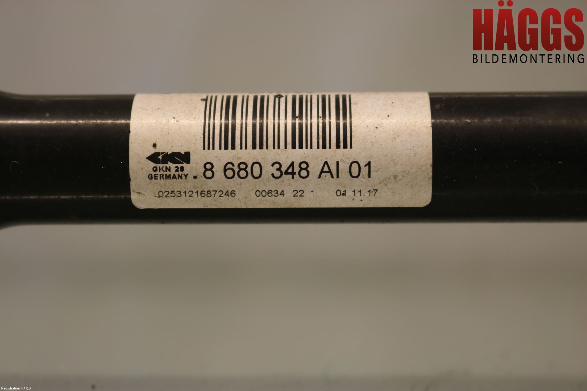 BMW 4 F36 Gran Coupé 14-20 Drivaxel Bak Höger