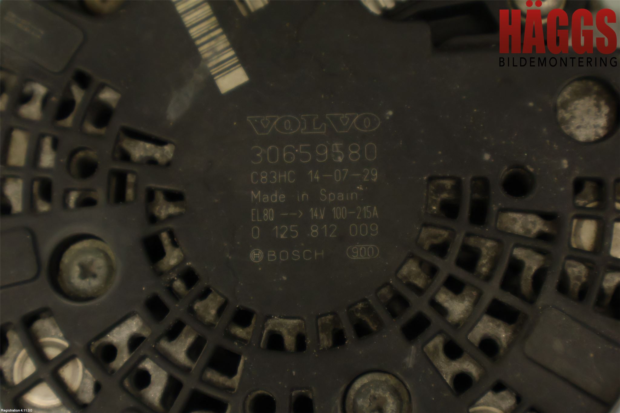 Volvo V60 14-18 Generator