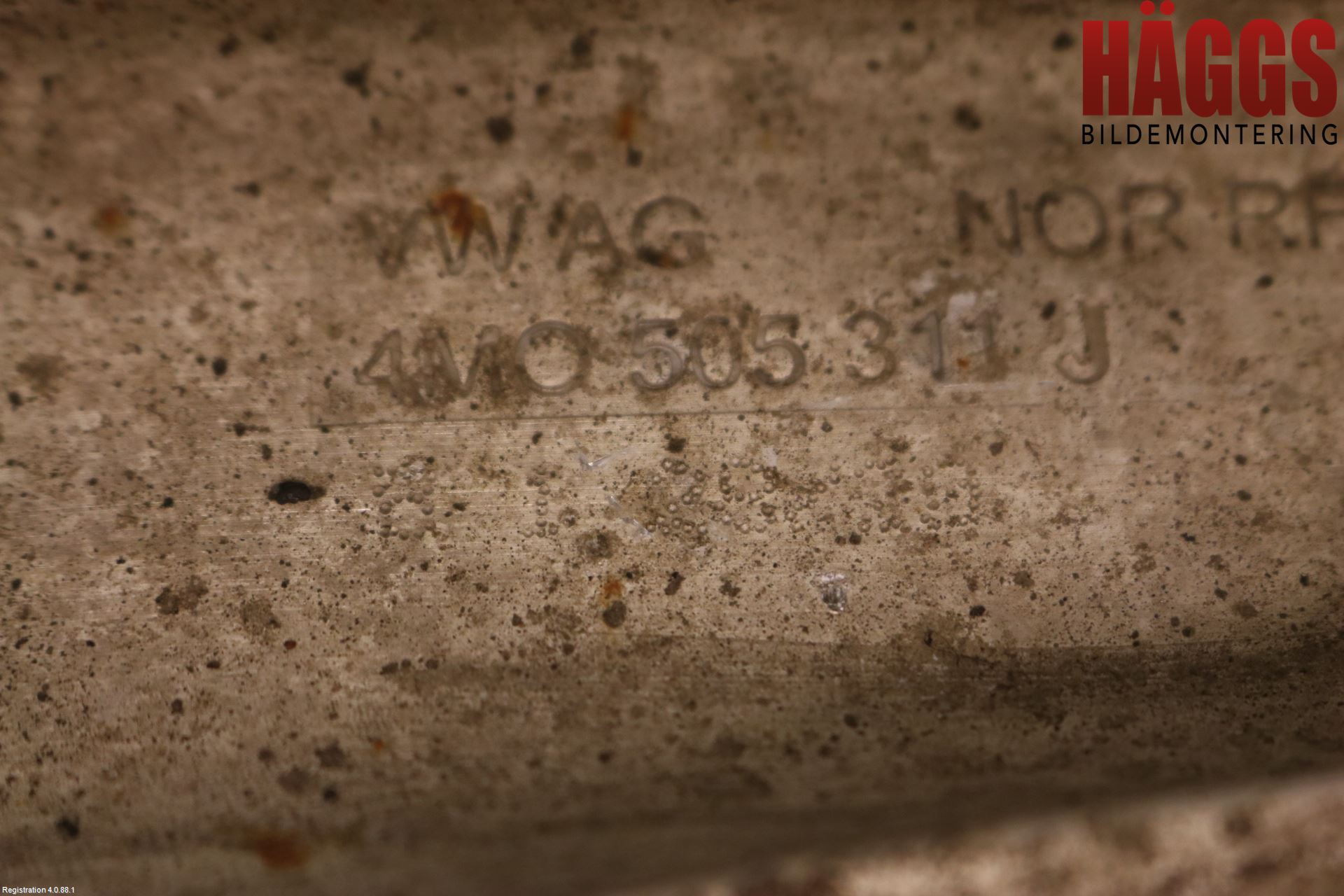 Volkswagen VW TOUAREG CR 18- Bärarm Bak Höger