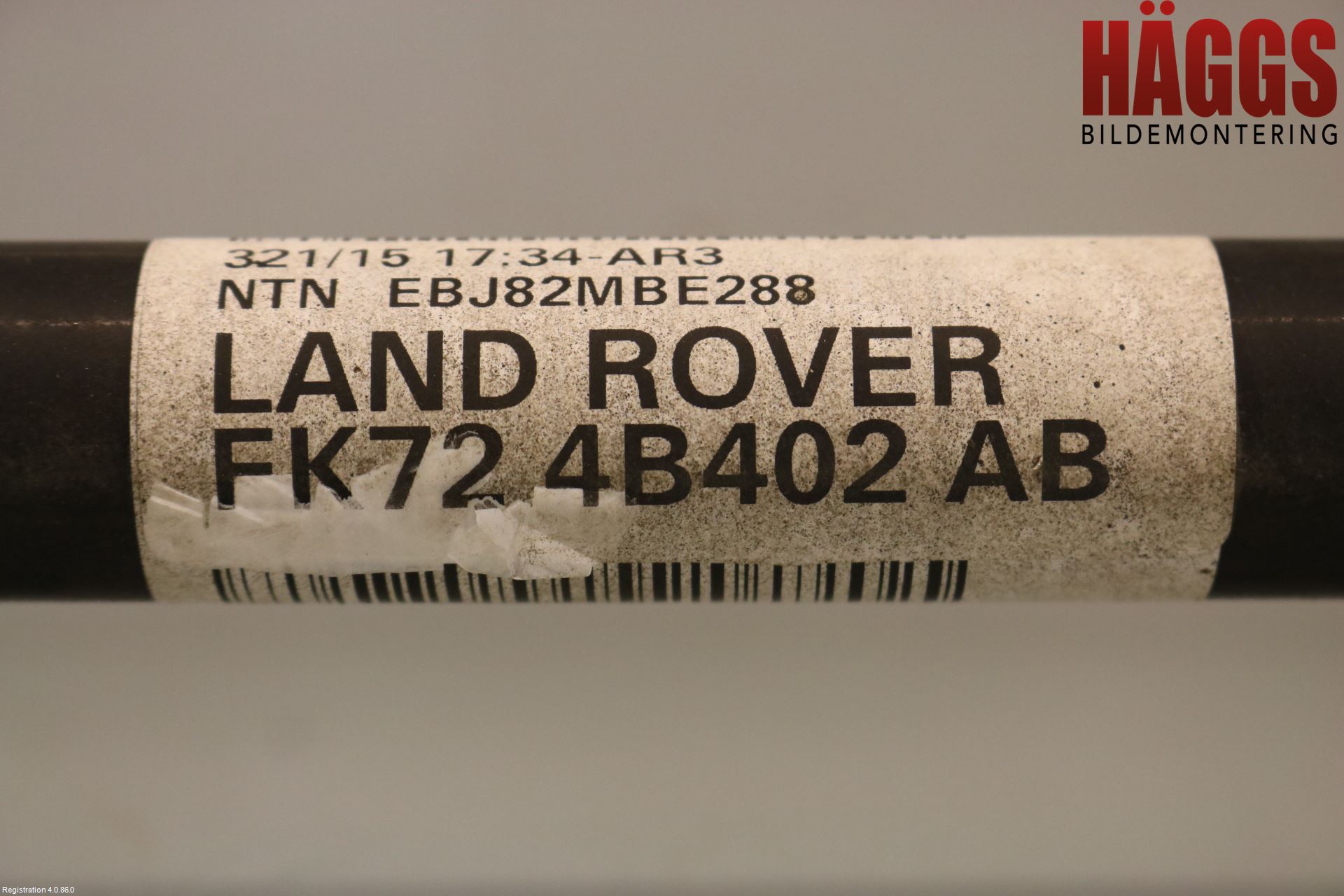 Landrover LAND ROVER DISCOVERY 4 10-16 Drivaxel Bak Vänster