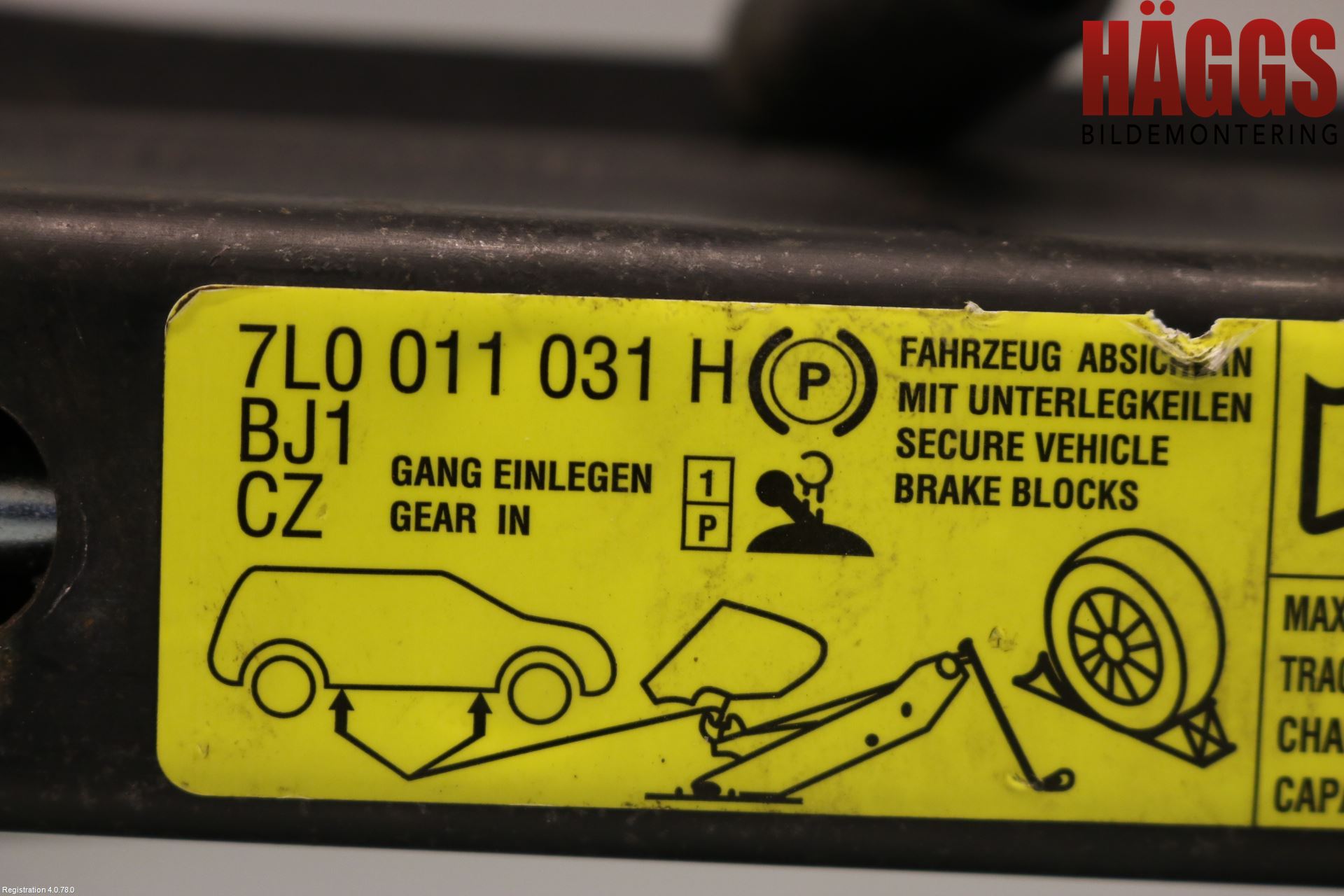 Audi Q7/SQ7 Domkraft