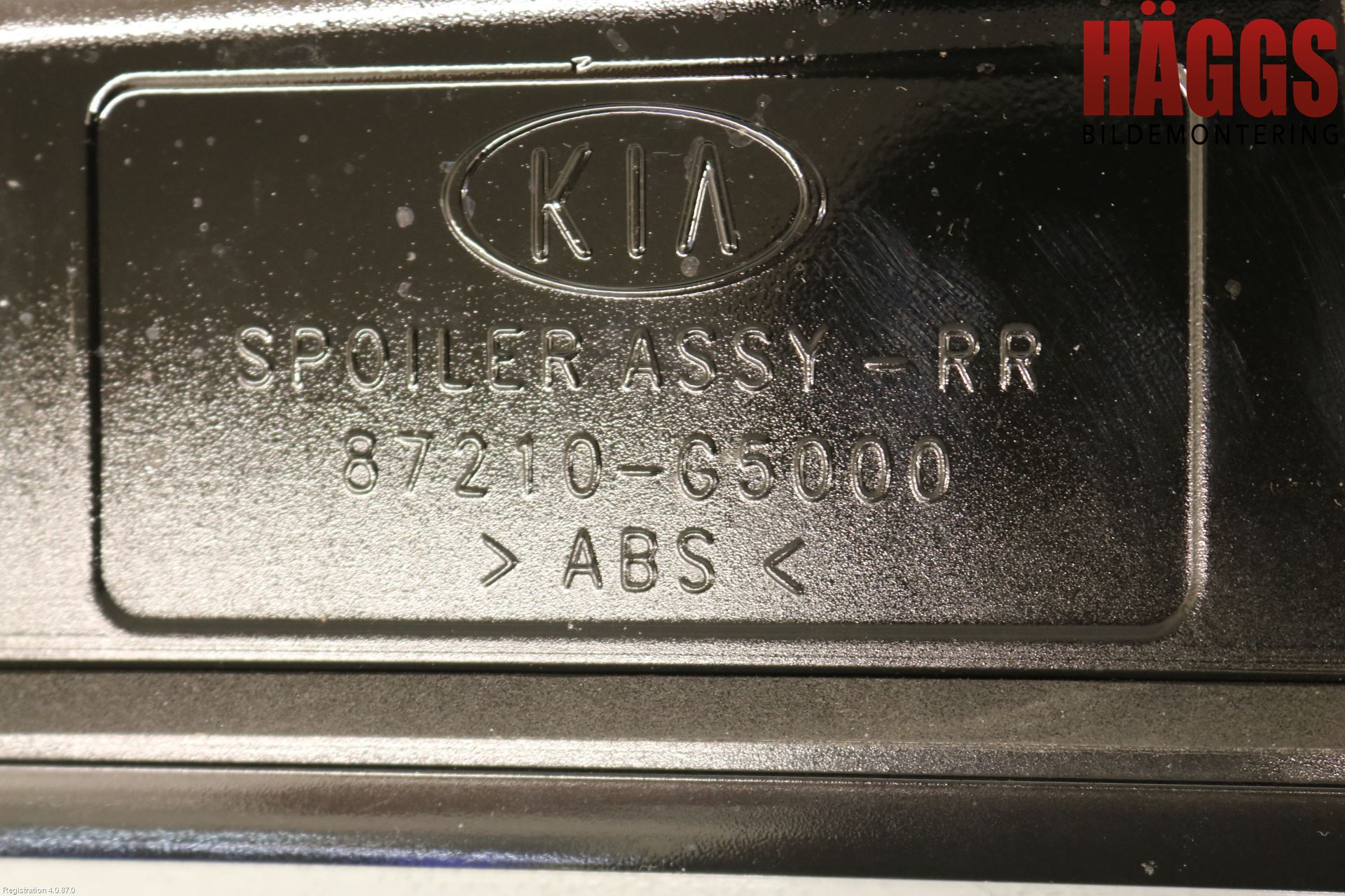 Kia NIRO (DE) 17-22 Spoiler Baklucka