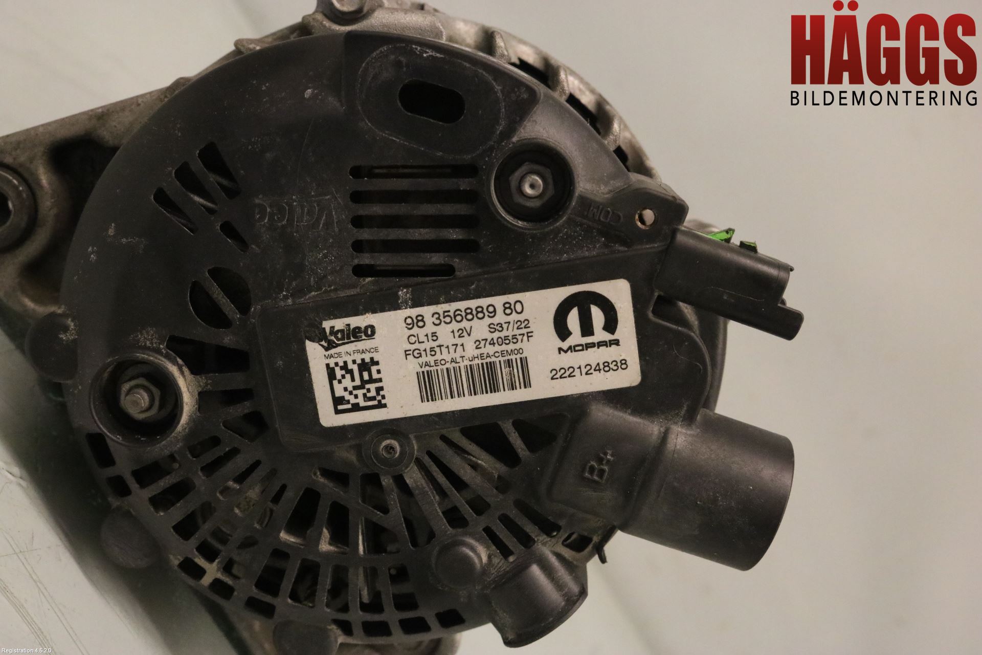 Peugeot 2008/E-2008 20- Generator