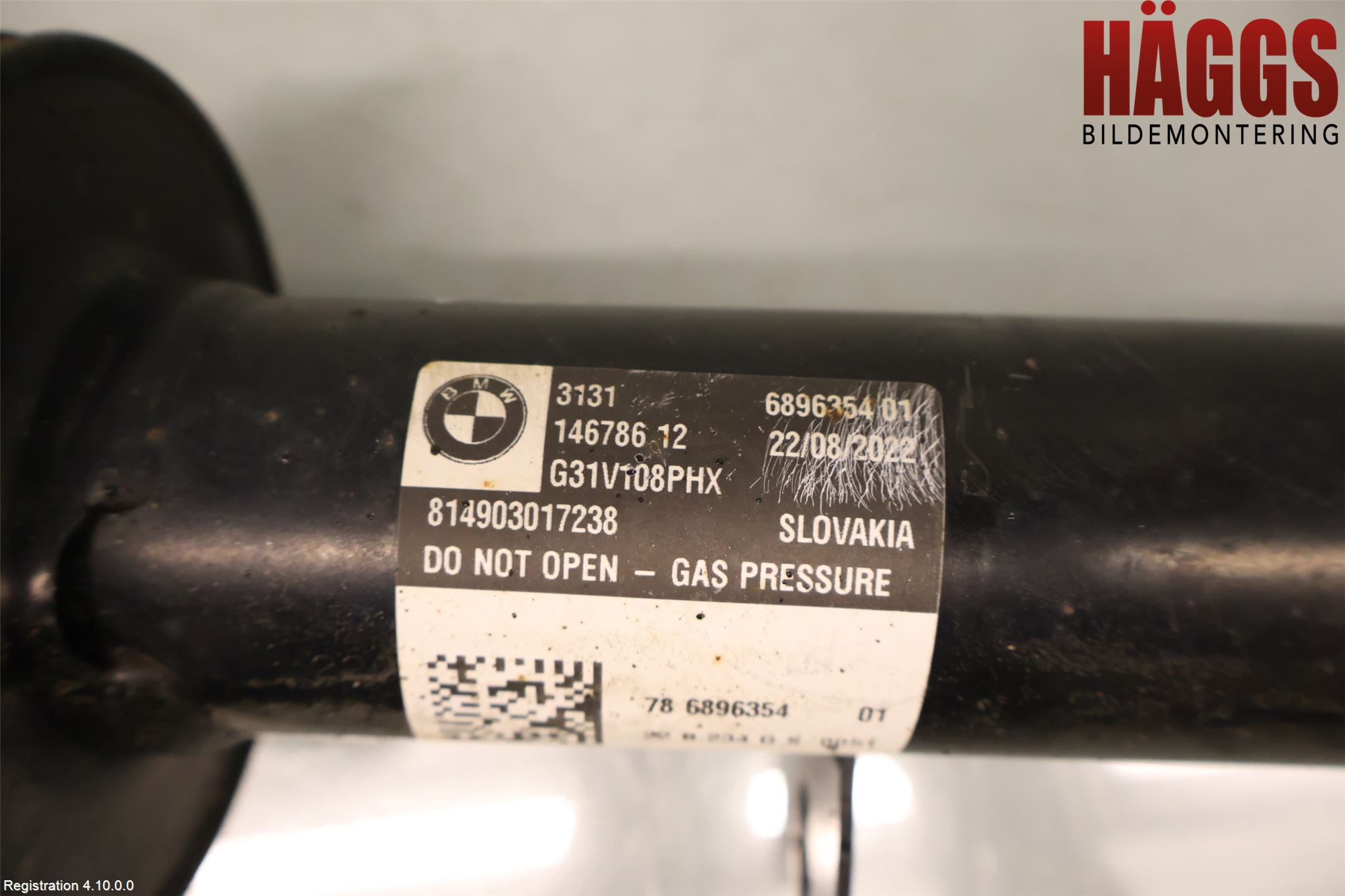 BMW 5 G30/G31/F90 17-23 Fjäderben Fram Höger