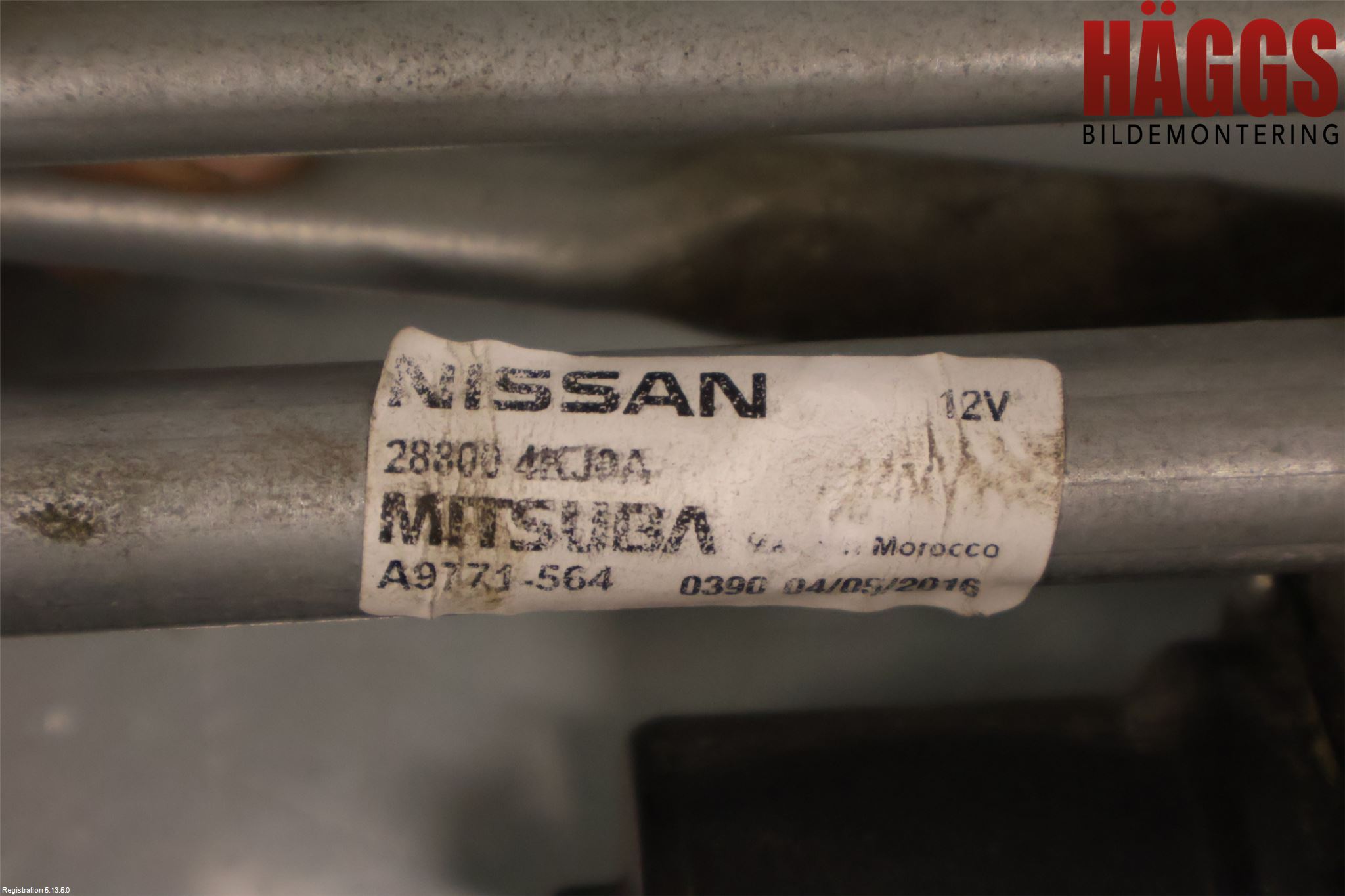 Nissan NP300 Torkarmotor Vindruta