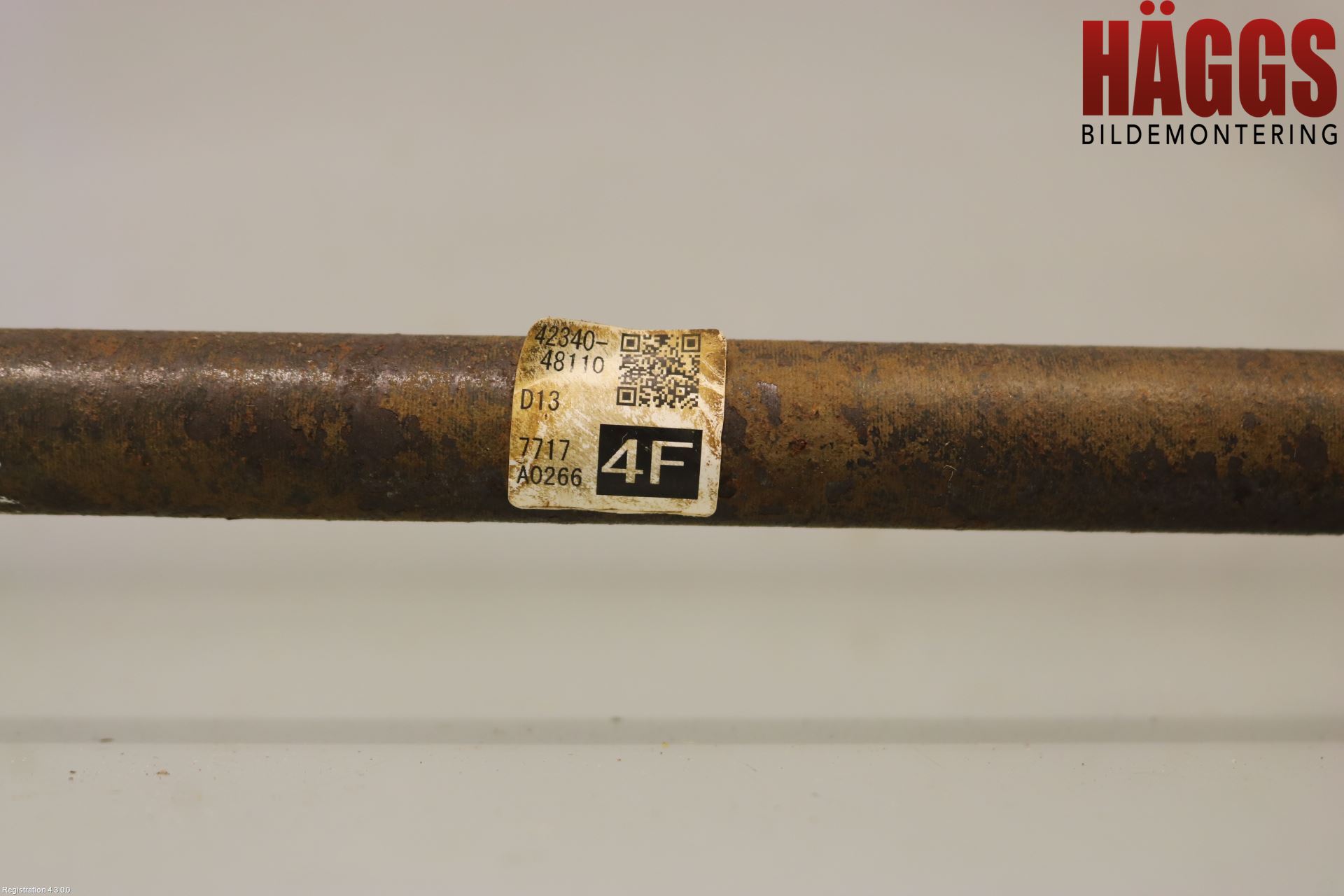Lexus NX 300h 15-21 Drivaxel Bak Höger