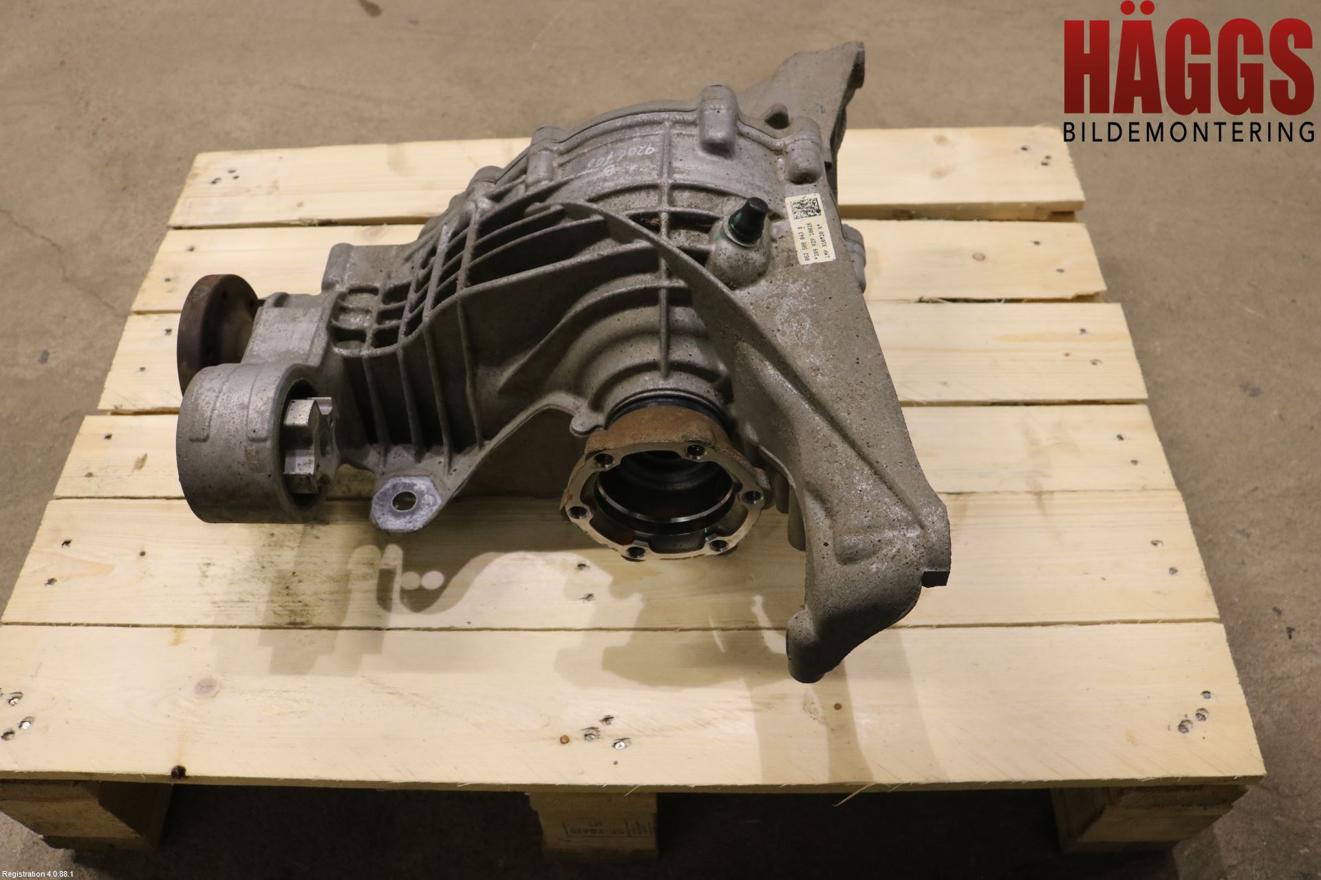 Volkswagen VW TOUAREG CR 18- Bakväxel-Diff