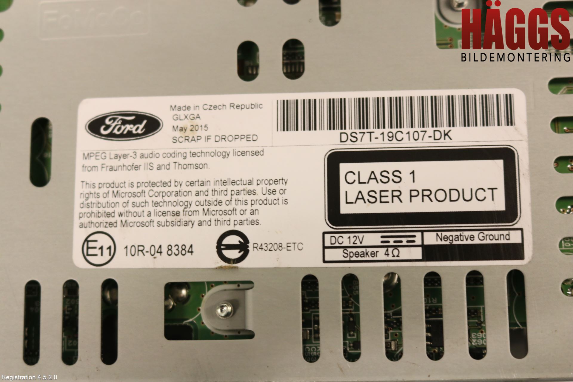 Ford MONDEO 15-22 Cd Radio - Multimediapanel