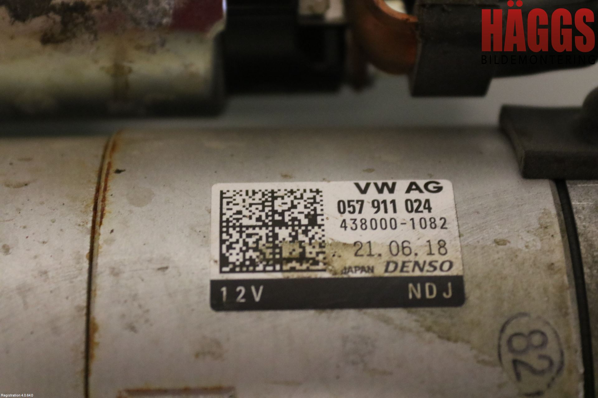Volkswagen VW TOUAREG CR 18- Startmotor Diesel