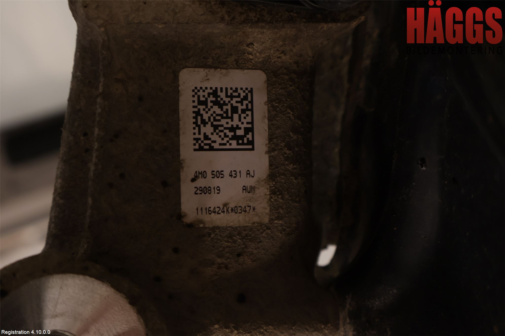 Audi Q7/SQ7 Hjullagerhus-Spindel Vä B