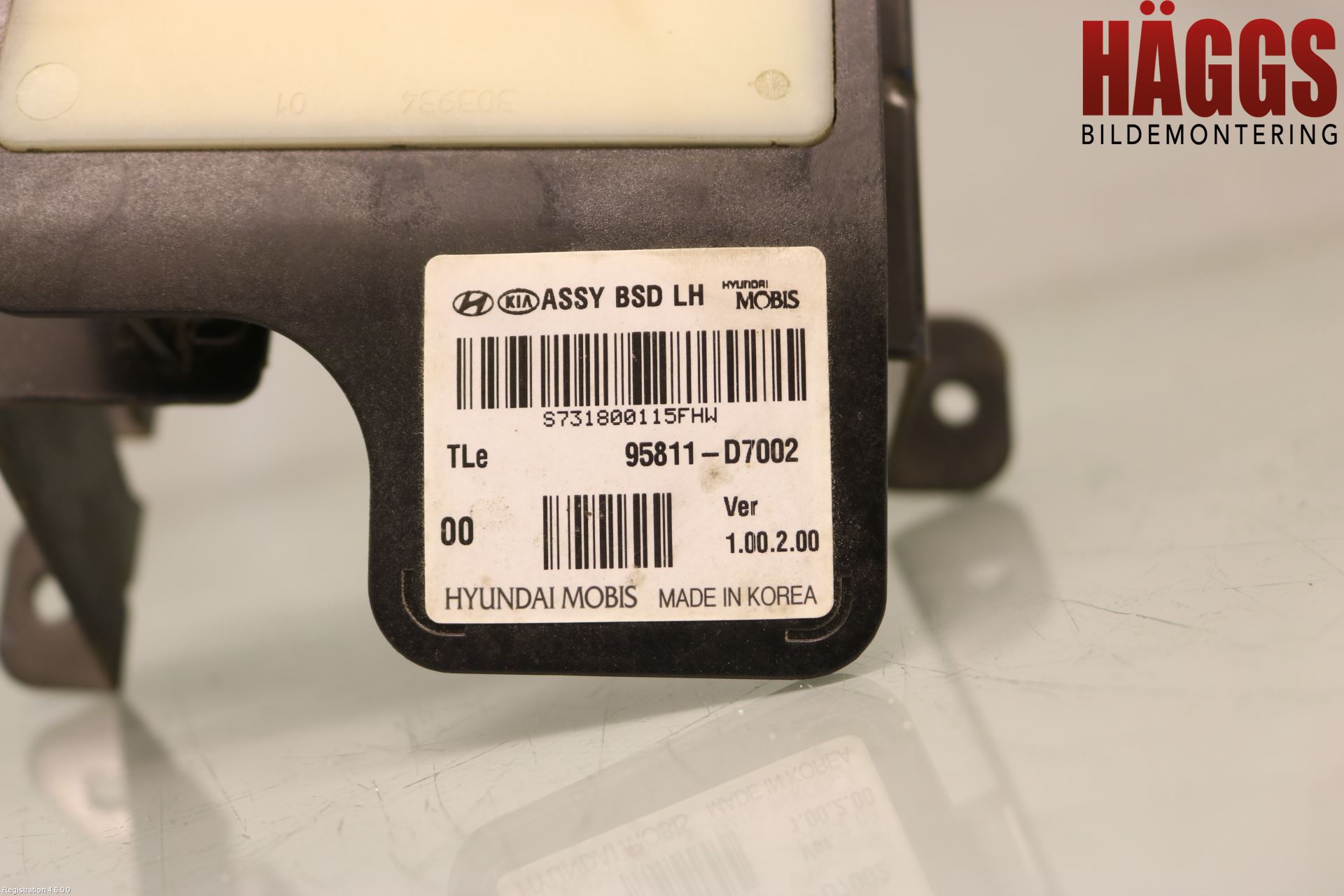 Hyundai TUCSON 05- Sensor Aktivt Kollisionsskydd