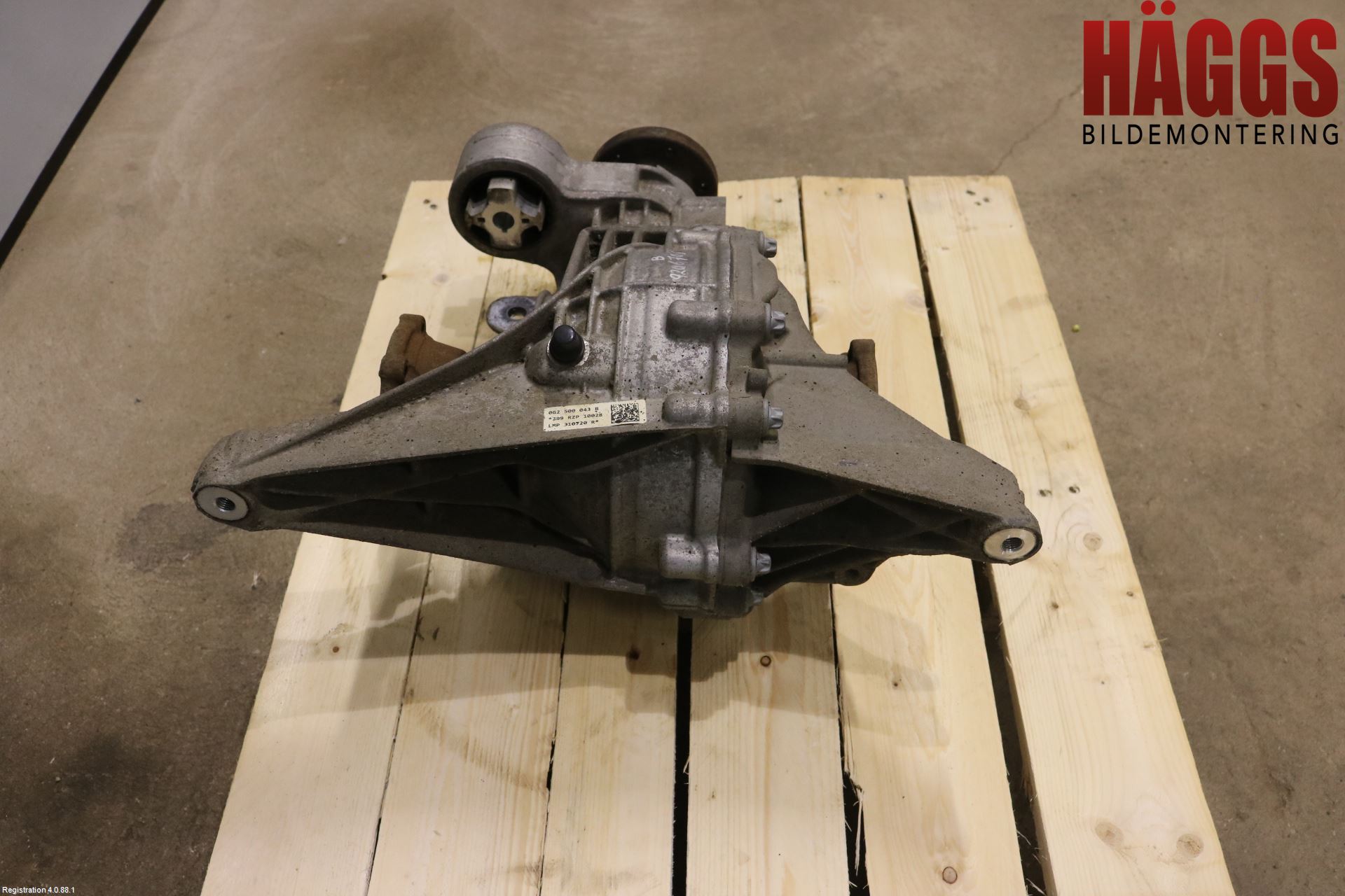 Volkswagen VW TOUAREG CR 18- Bakväxel-Diff