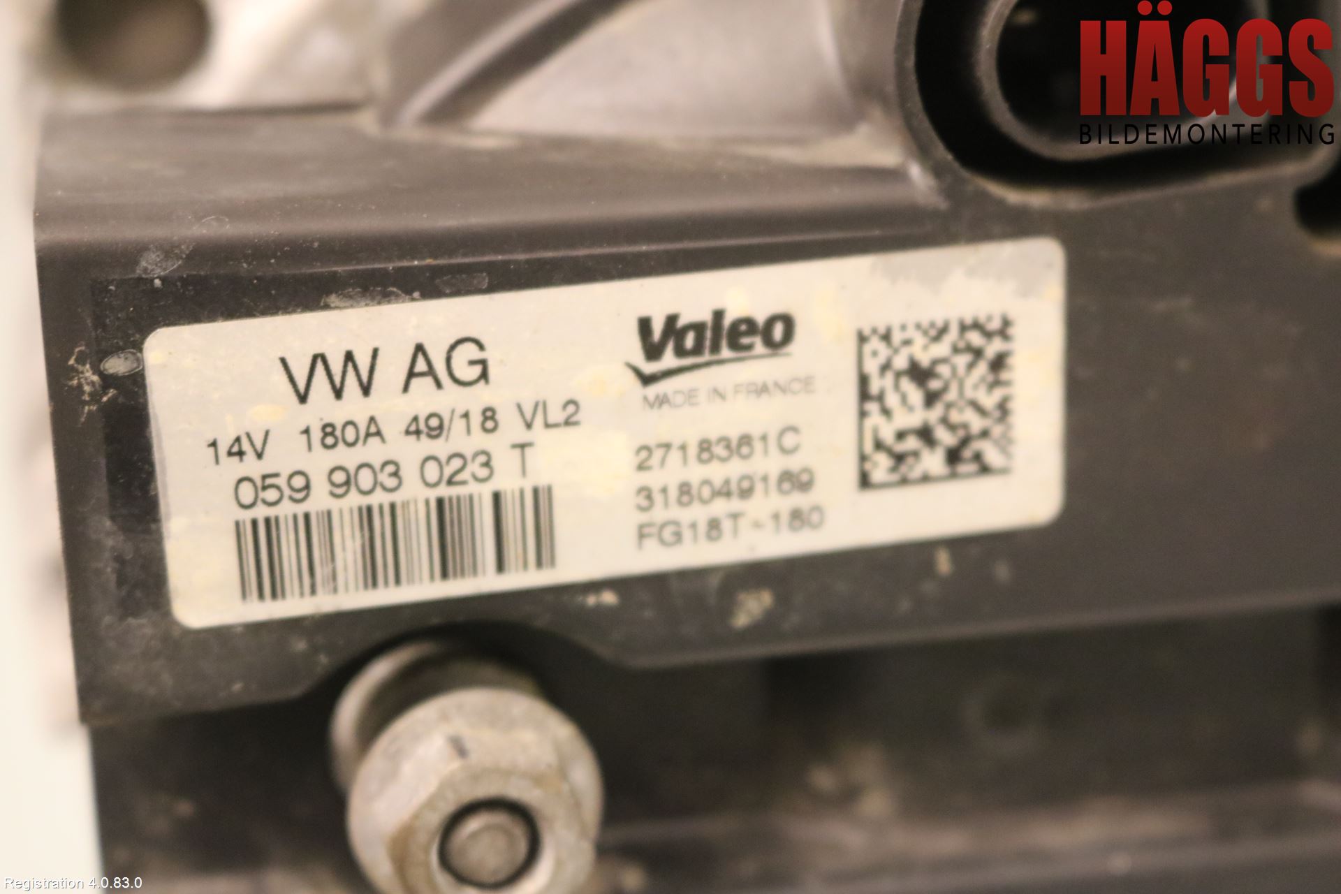 Volkswagen VW AMAROK 2H 10-22 Generator