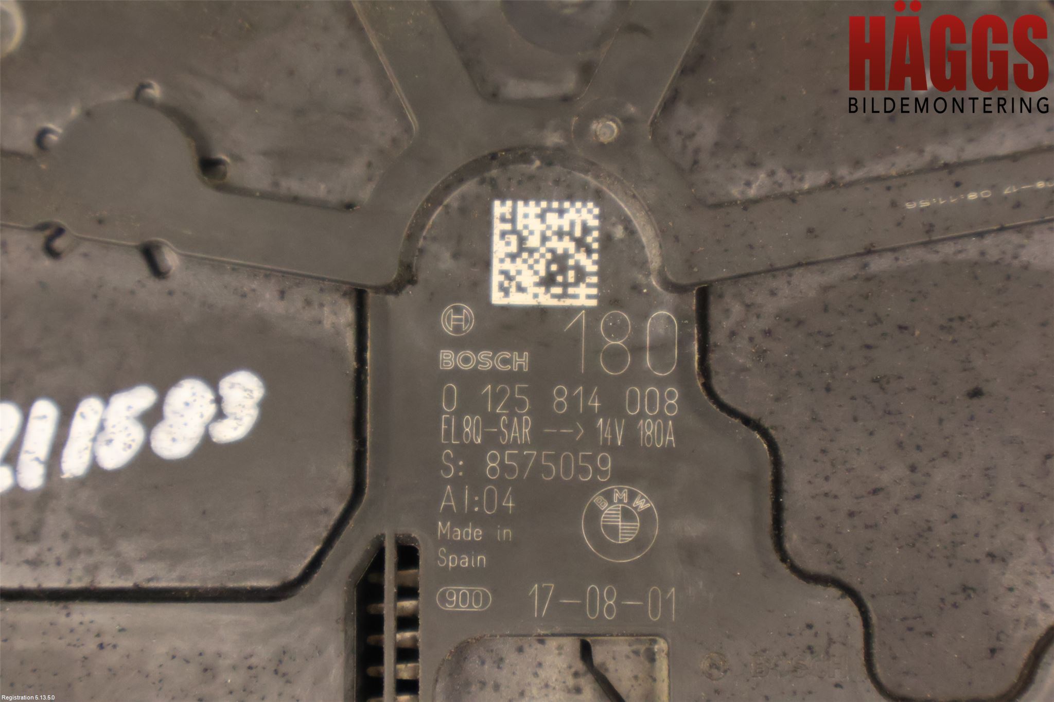 BMW 5 G30/G31/F90 17-23 Generator