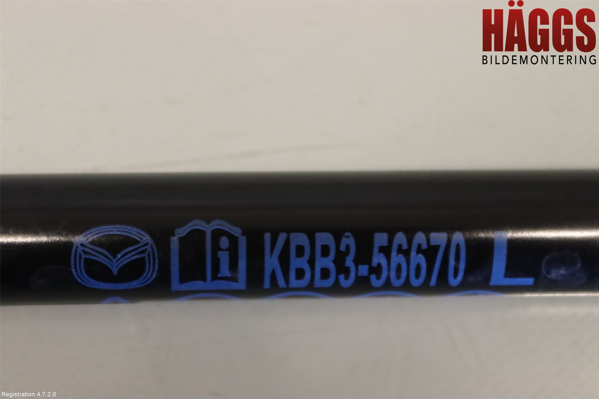 Mazda CX-60 22- Gasfjäder Motorhuv