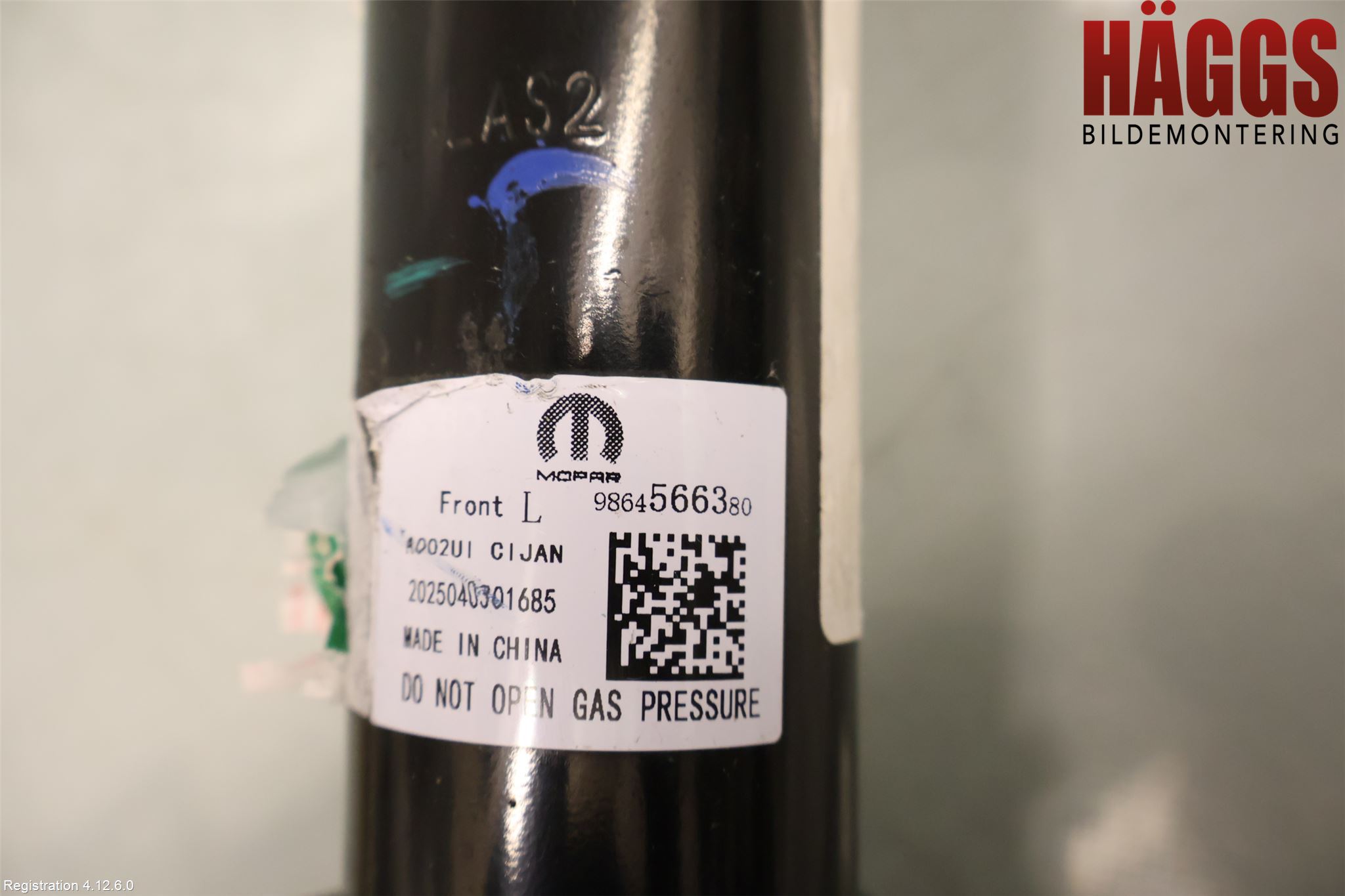 Peugeot 2008/E-2008 20- Fjäderben Fram Vänster