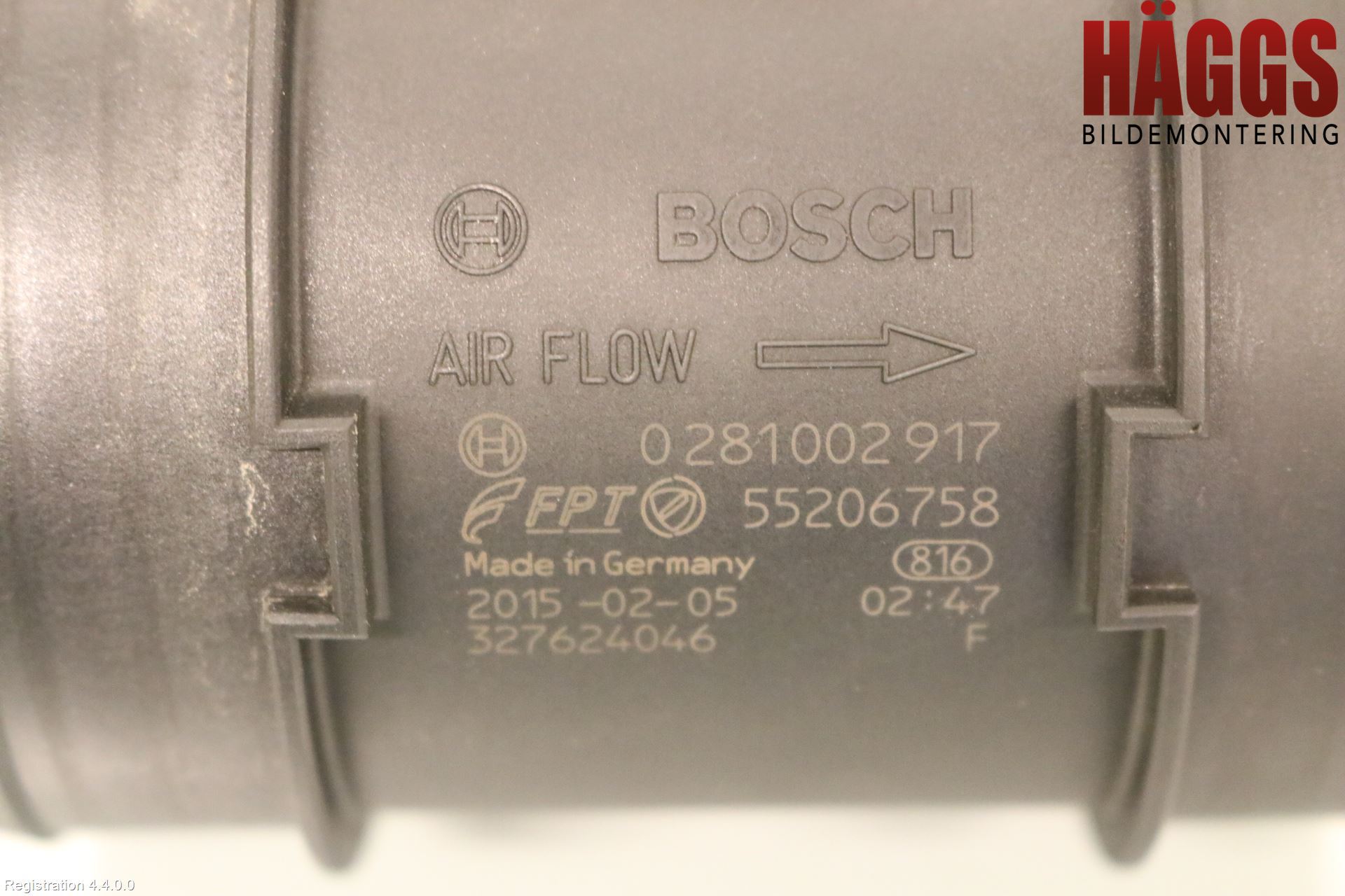 Fiat FREEMONT Injluftmassamätare