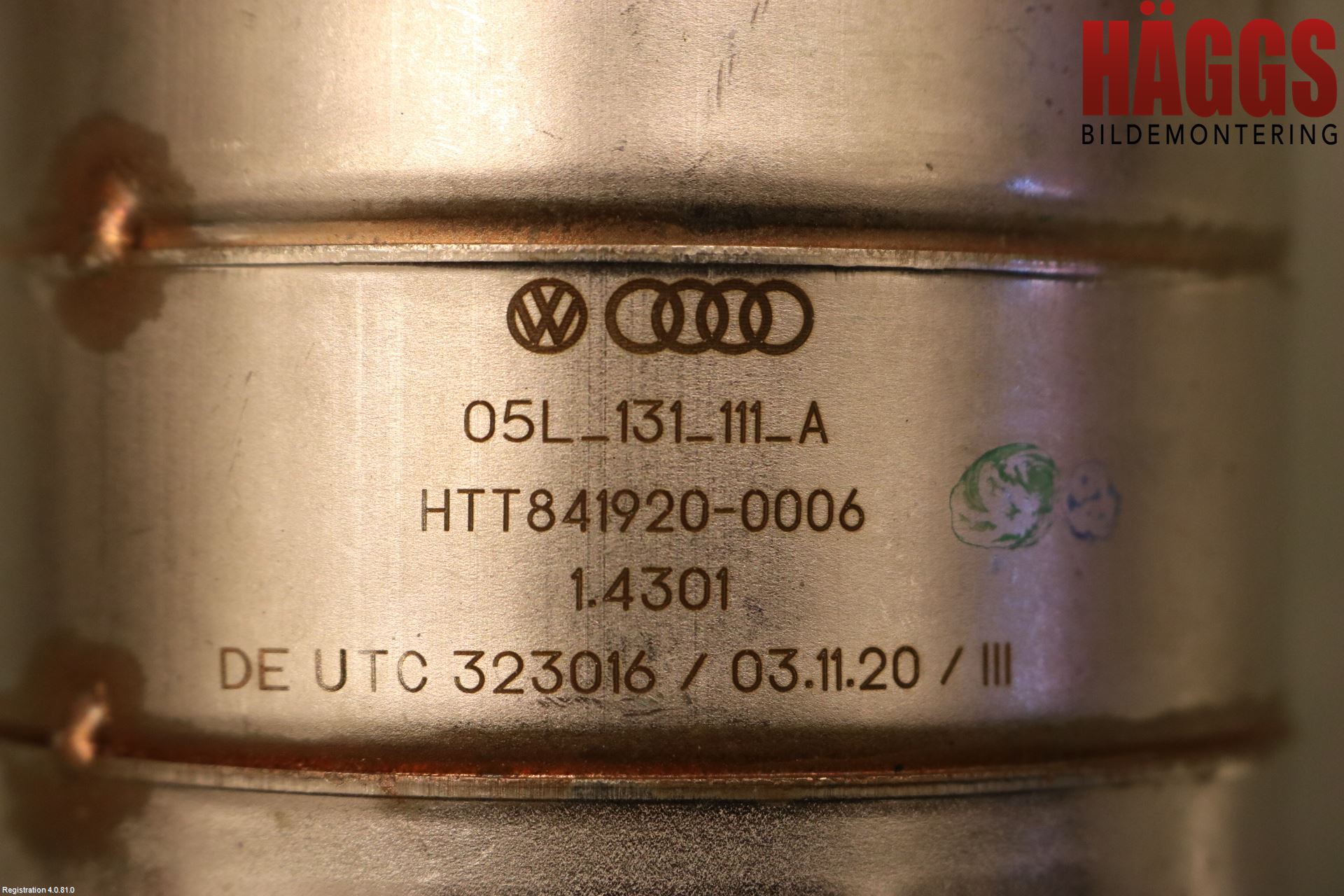 Audi A6 F2/C8 19- Laddluft-Intercoolerrör