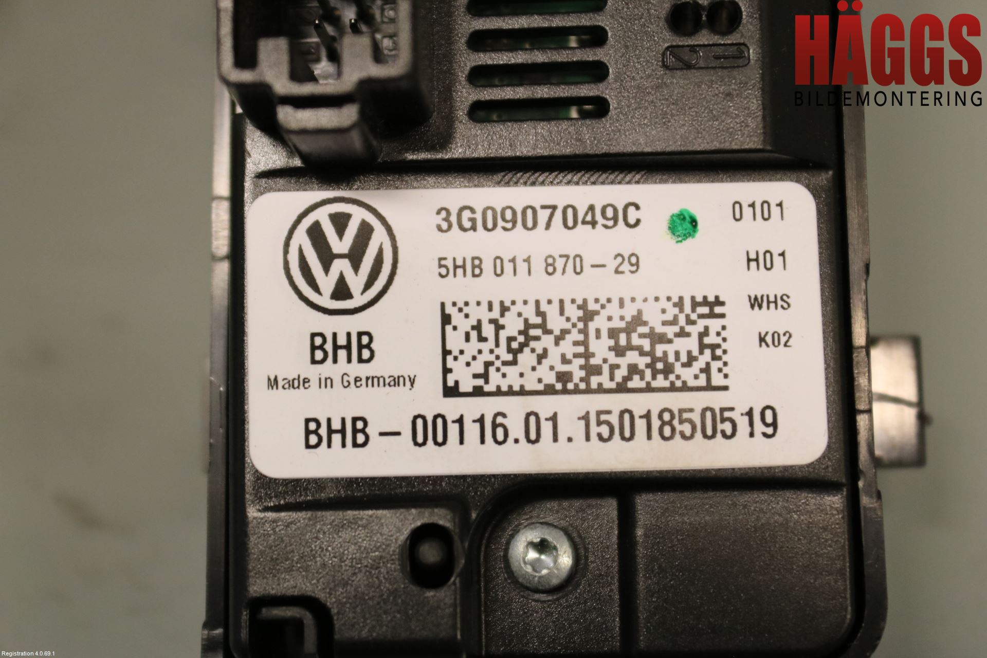 Volkswagen VW PASSAT 15-19 Ac Styrenhet Ac Manöveren