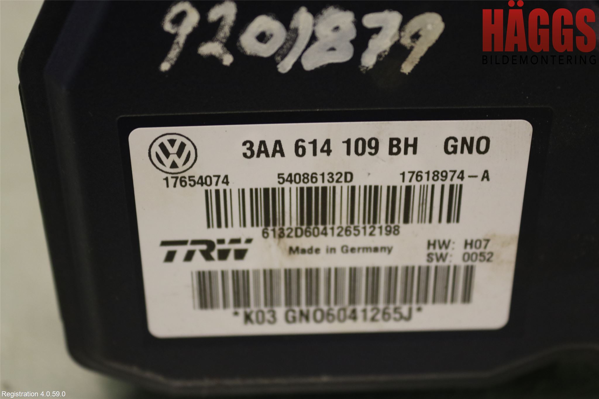 Volkswagen VW PASSAT 11-14 Abs Hydraulaggregat