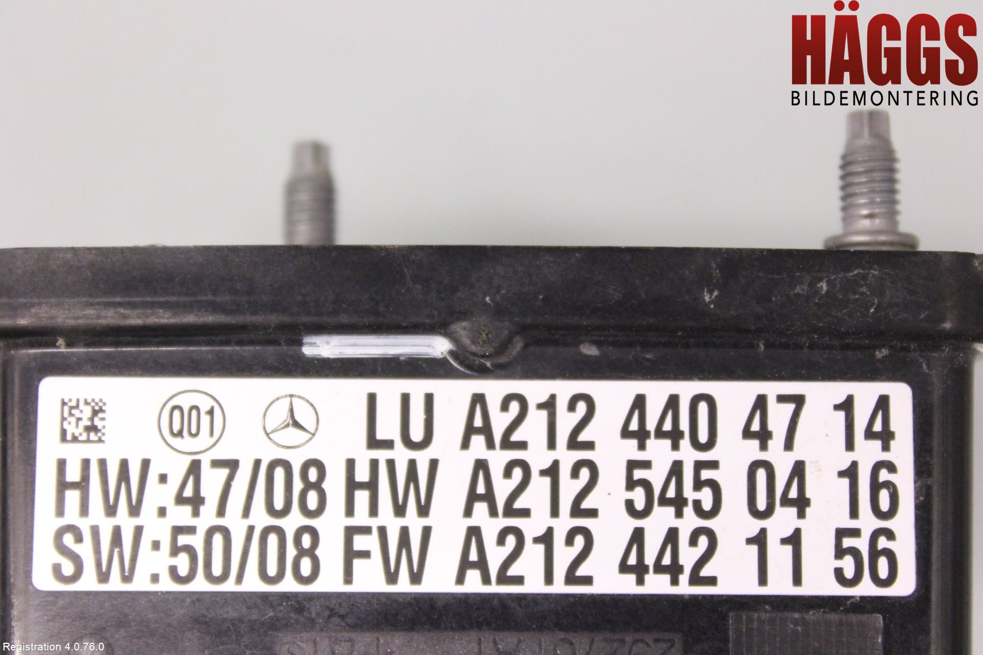 Mercedes-Benz MB E-KLASS (W212) 09-16 Sensor Aktivt Kollisionsskydd