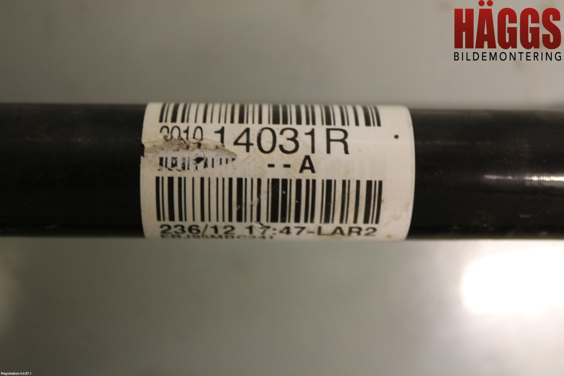 Renault KANGOO II 08-14 Drivaxel Fram Vänster