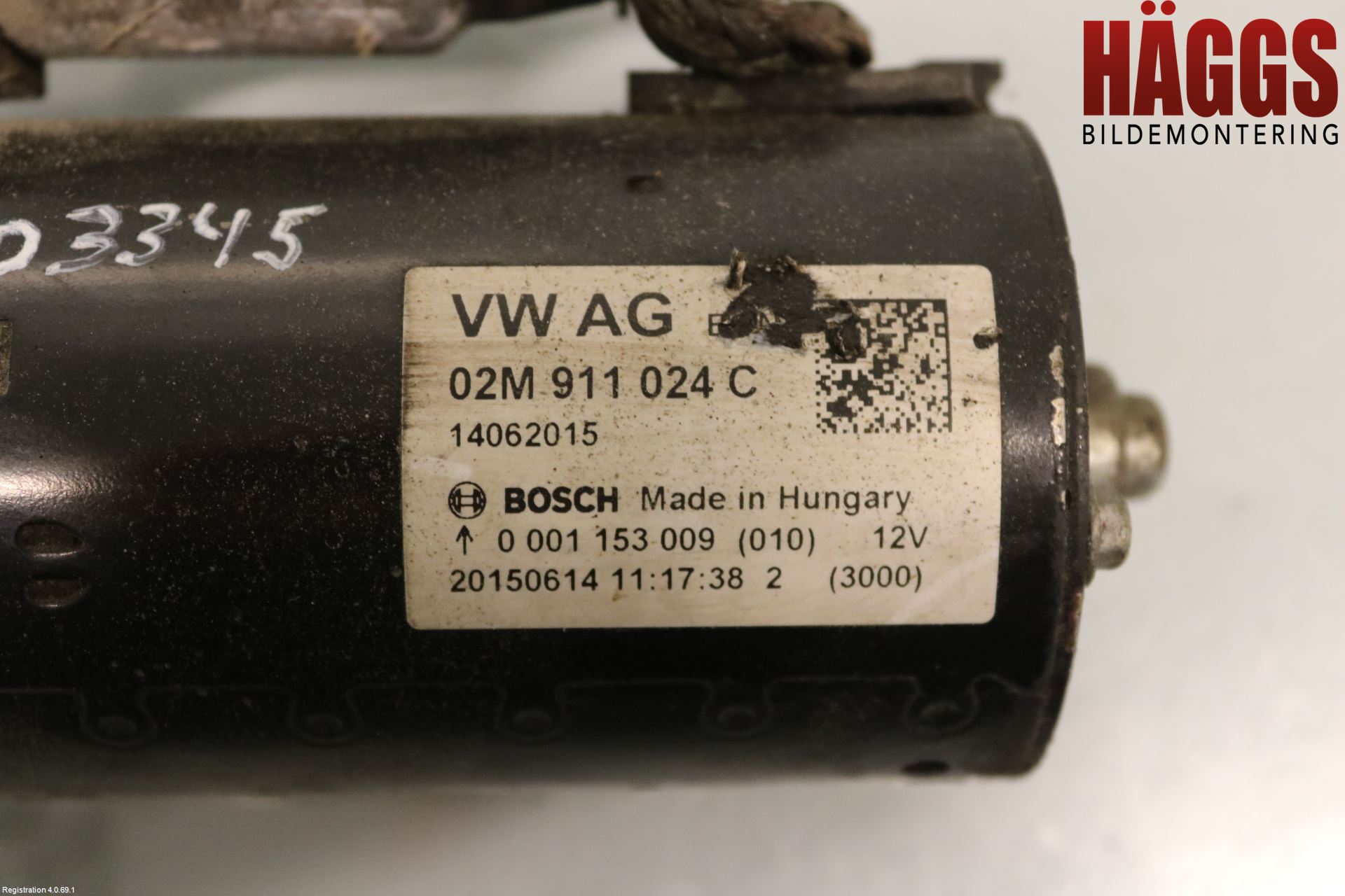 Seat ALHAMBRA 11- Startmotor Diesel