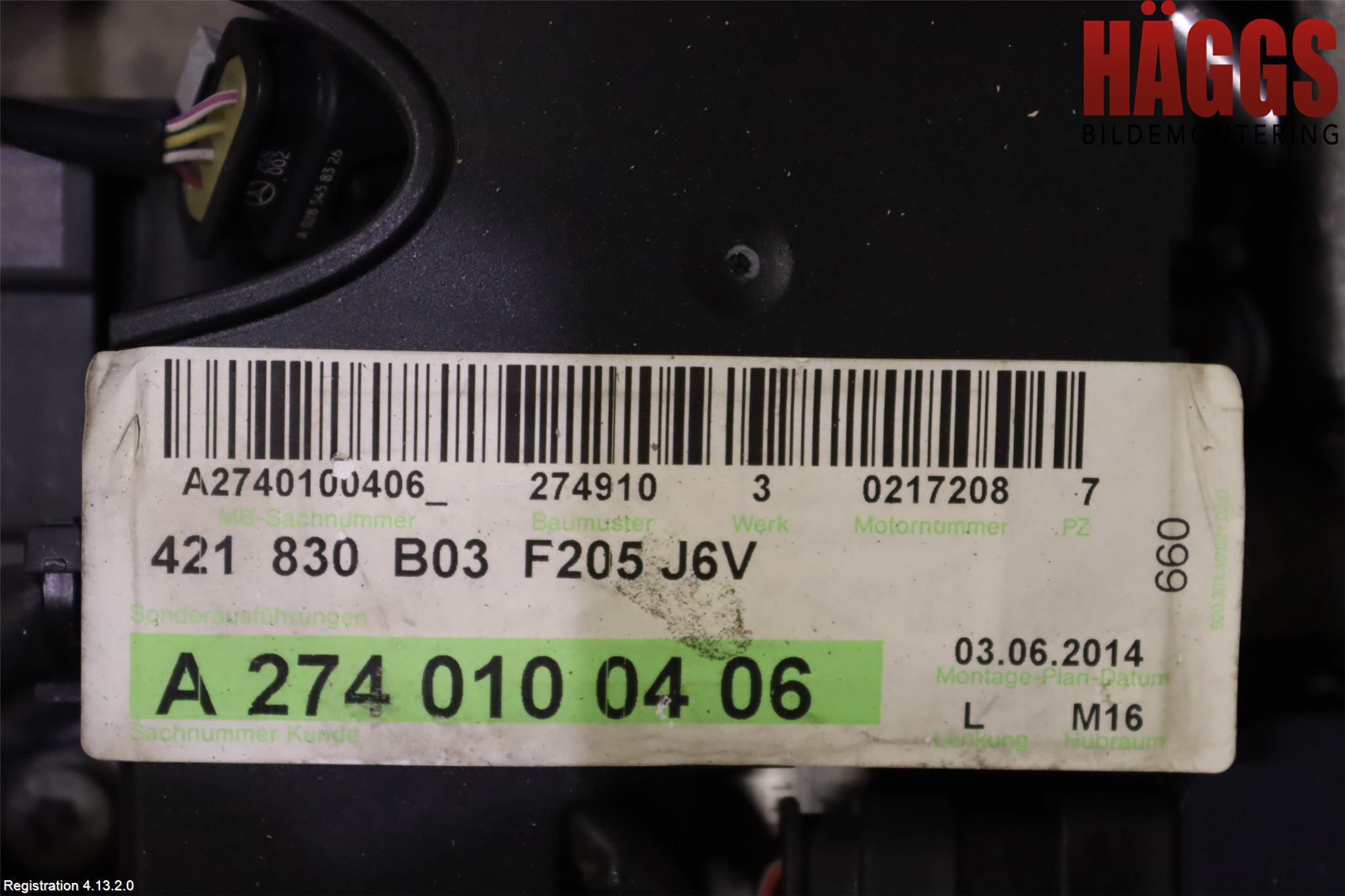 Mercedes-Benz MB C-KLASS (W205) 14-21 Motor Bensin