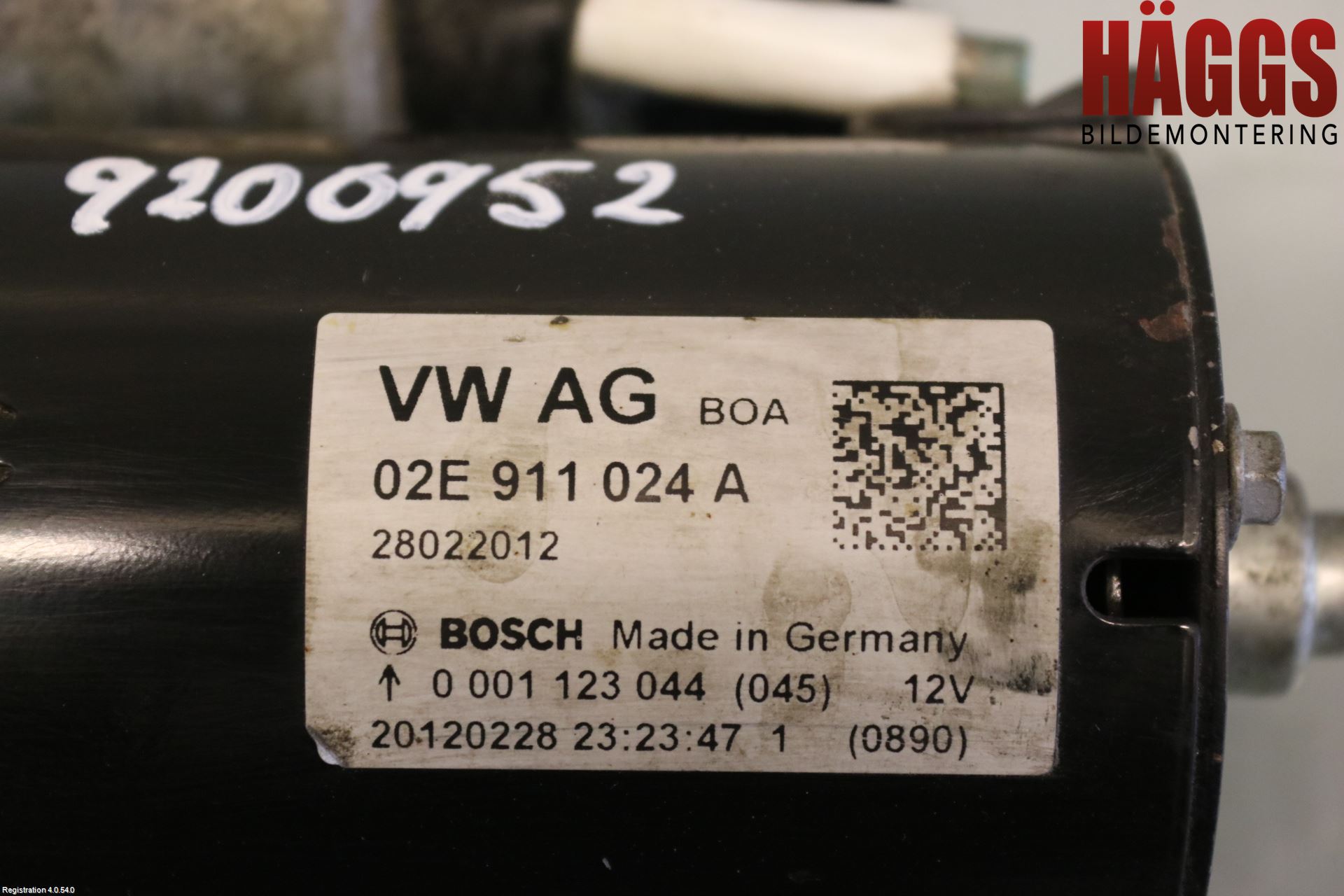 Skoda SUPERB 09-15 Startmotor Diesel