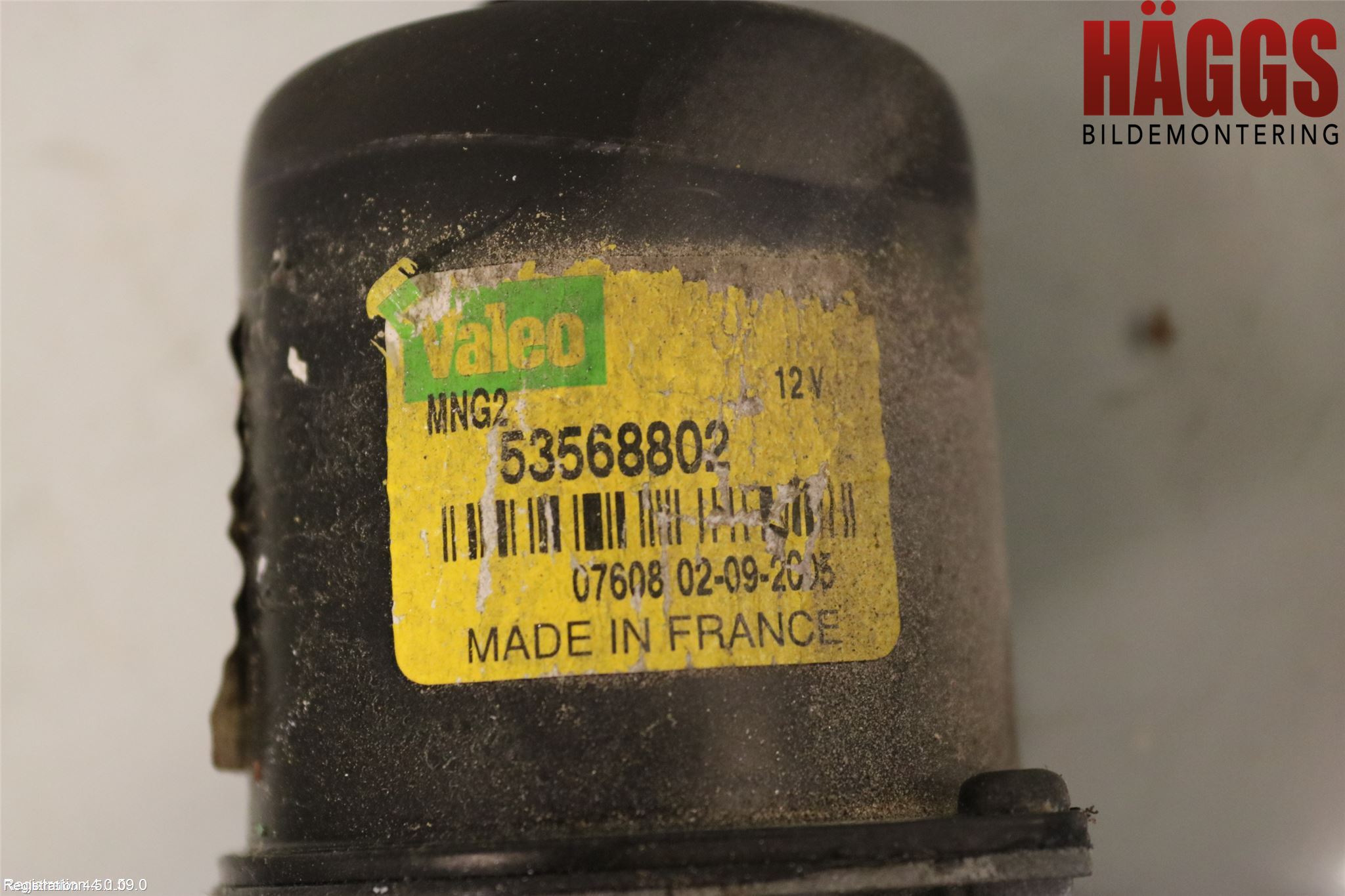 Peugeot 1007 Torkarmotor Vindruta